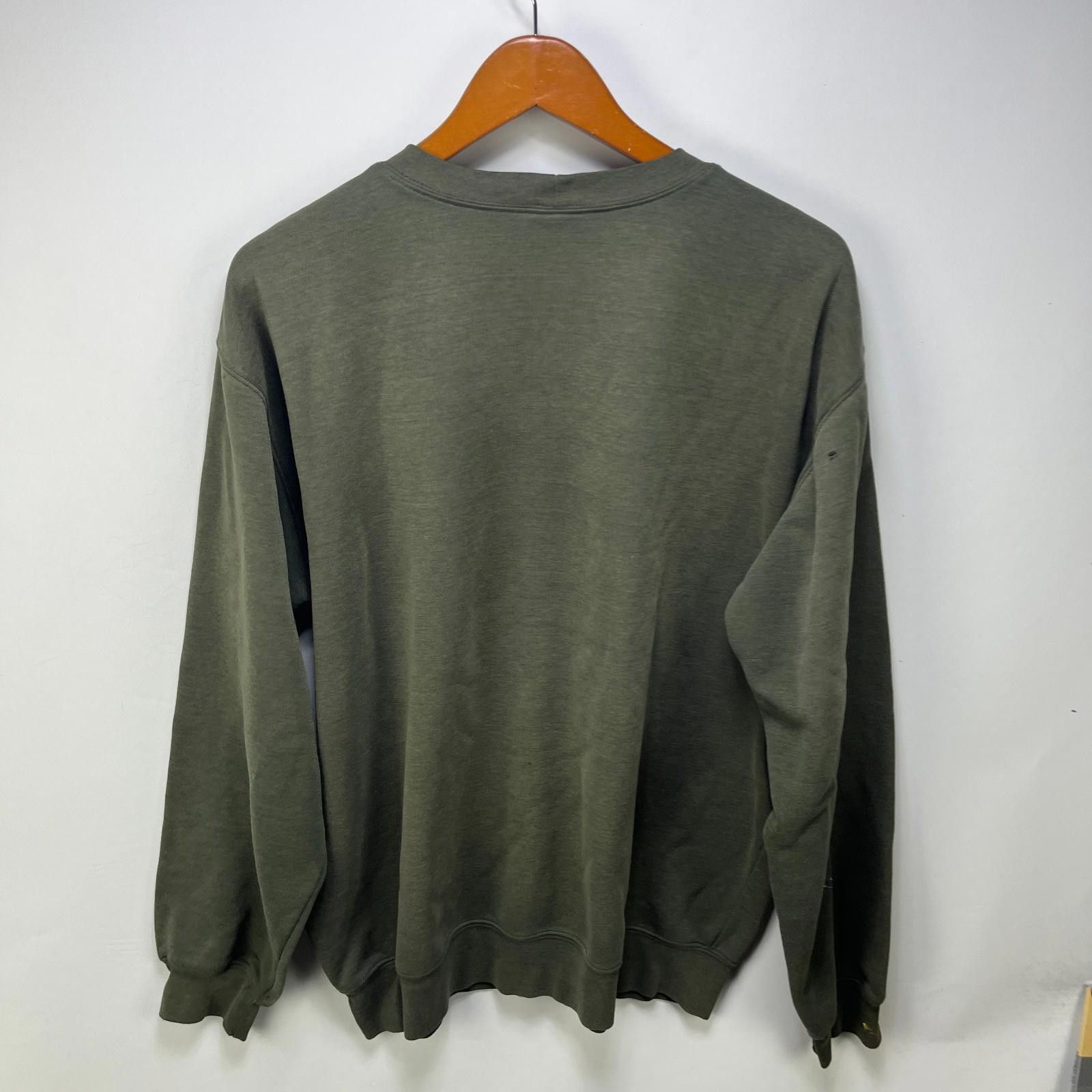 Carhartt Vintage 90s Carhartt Sun Faded Sweatshirt Large Olive Size US L / EU 52-54 / 3 - 10 Thumbnail