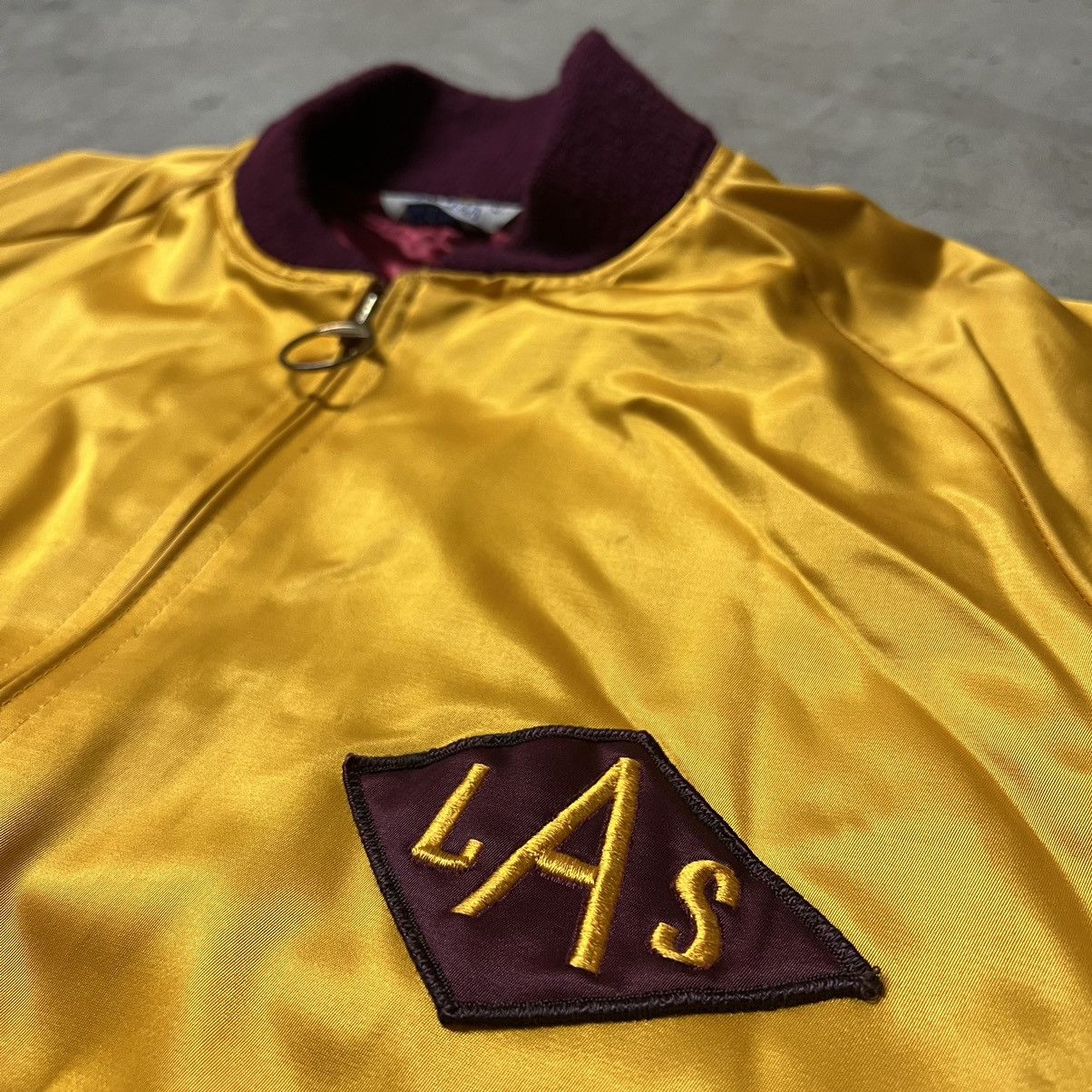 Vintage Vintage 50’s Bowler’s Shirt & Uniform Satin Varsity Jacket Size US L / EU 52-54 / 3 - 6 Thumbnail
