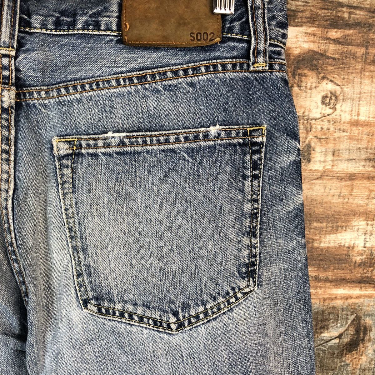 Uniqlo DL Uniqlo Jeans Blue Distressed Denim Pants #C154 Size US 31 - 16 Thumbnail