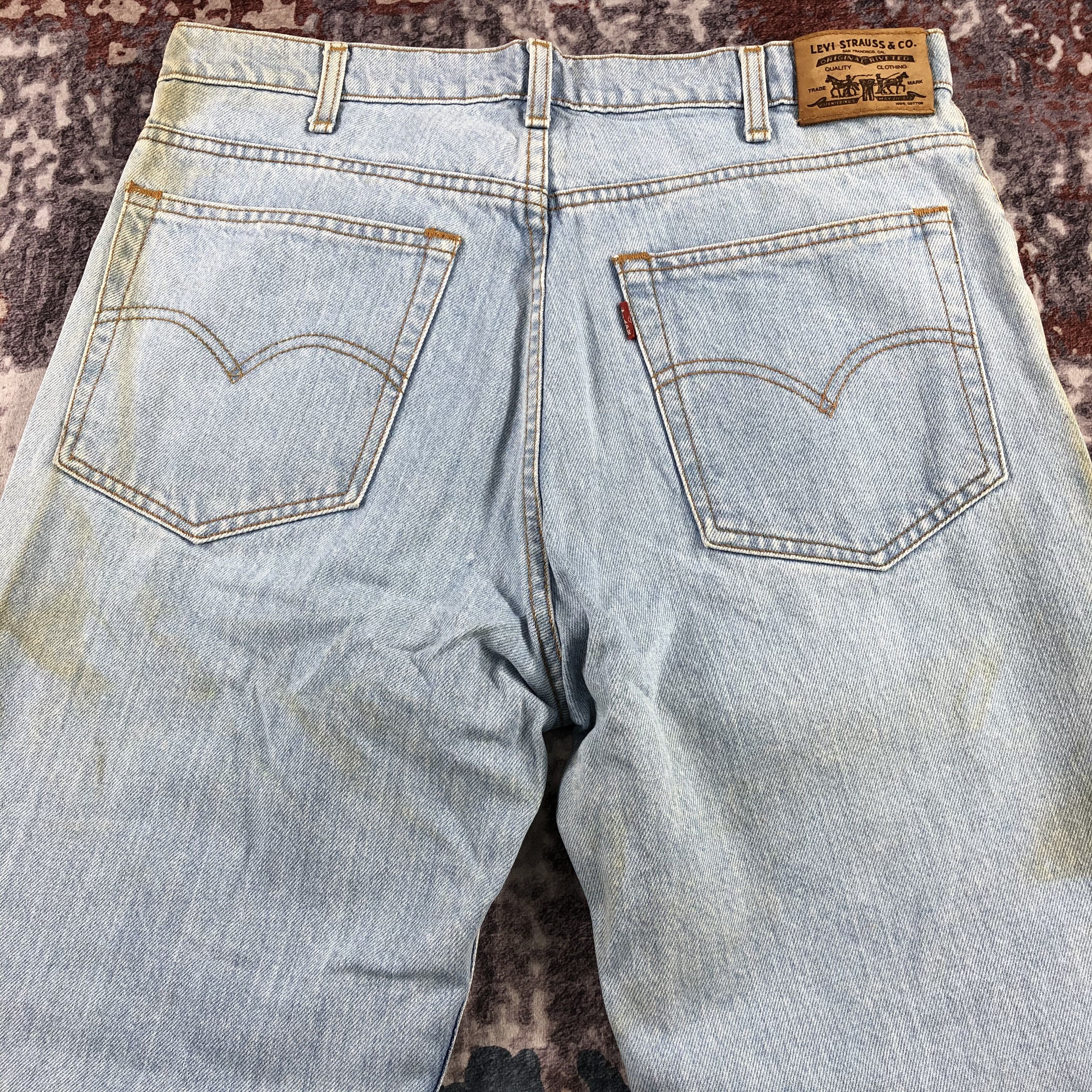 Levi's × Vintage Vintage 90s Light Wash Levis Jeans-JM2724 Size US 35 - 4 Thumbnail