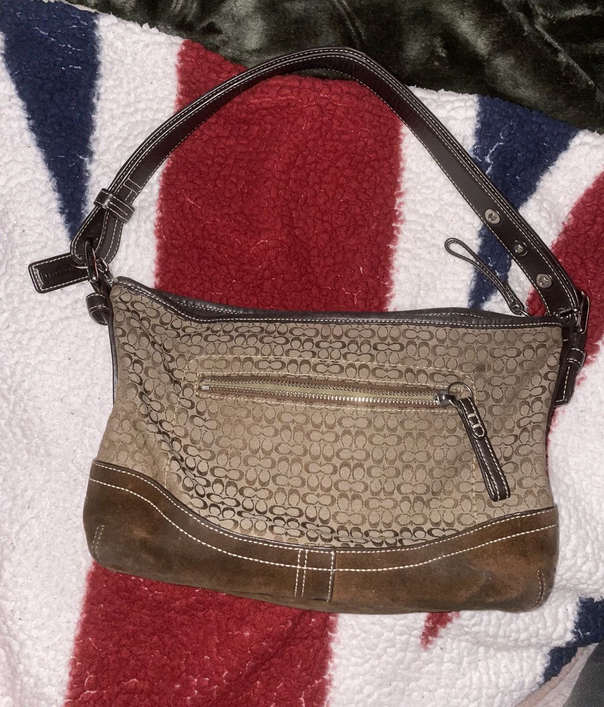 Coach Monogram Shoulder Bag