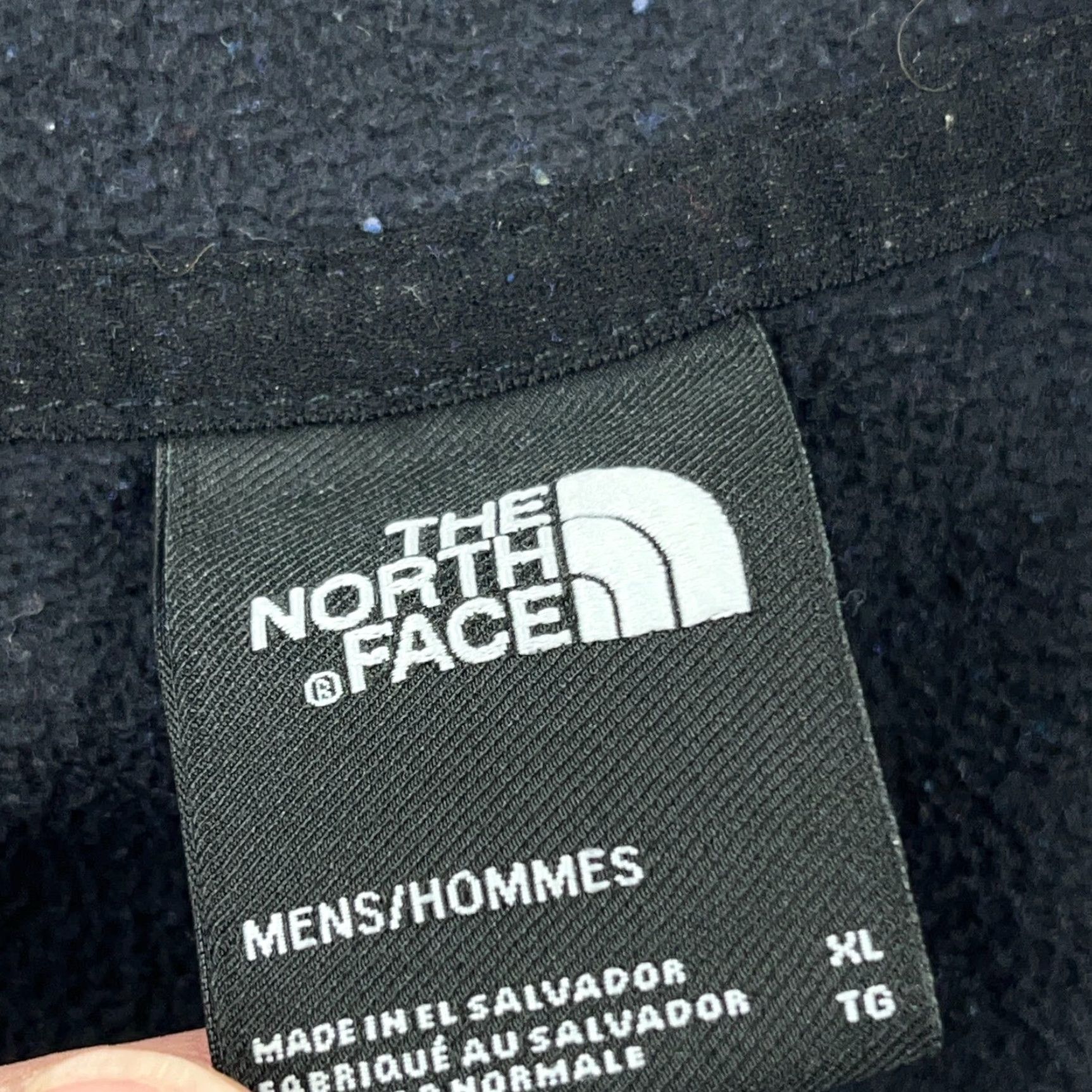 The North Face North Face Sweater Men XL Blue Black Fleece Pullover Lightweight Thin Snap T Mens Size US XL / EU 56 / 4 - 4 Thumbnail