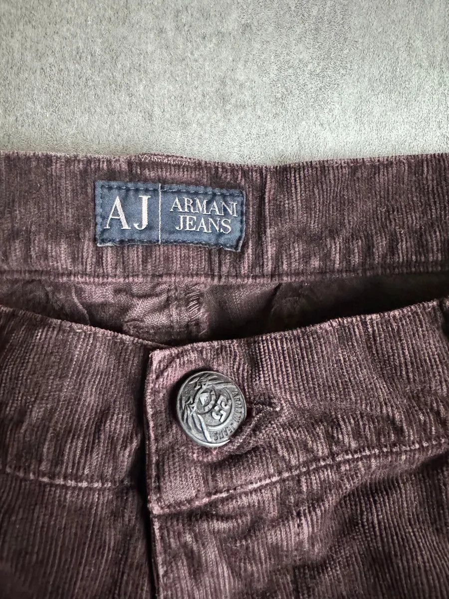 Armani × Vintage AW2018 Armani Brown Cargo Elevation Cozy Relaxed Pants Size US 33 - 9 Thumbnail