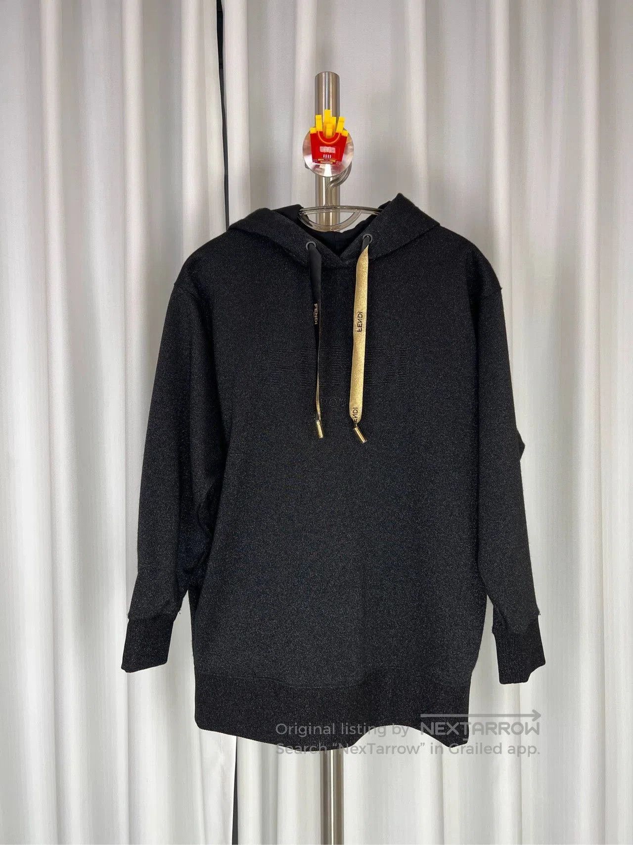 Fendi Fendi Women's Black Logo Hoodie XXS. Size US XXS / EU 40 - 2 Thumbnail