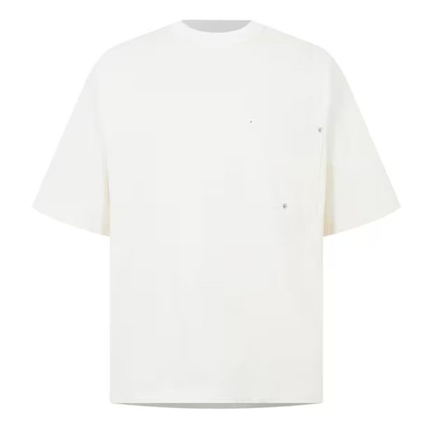 image of Bottega Veneta O1G2R1Mq0324 T-Shirts In Chalk, Men's (Size Large)