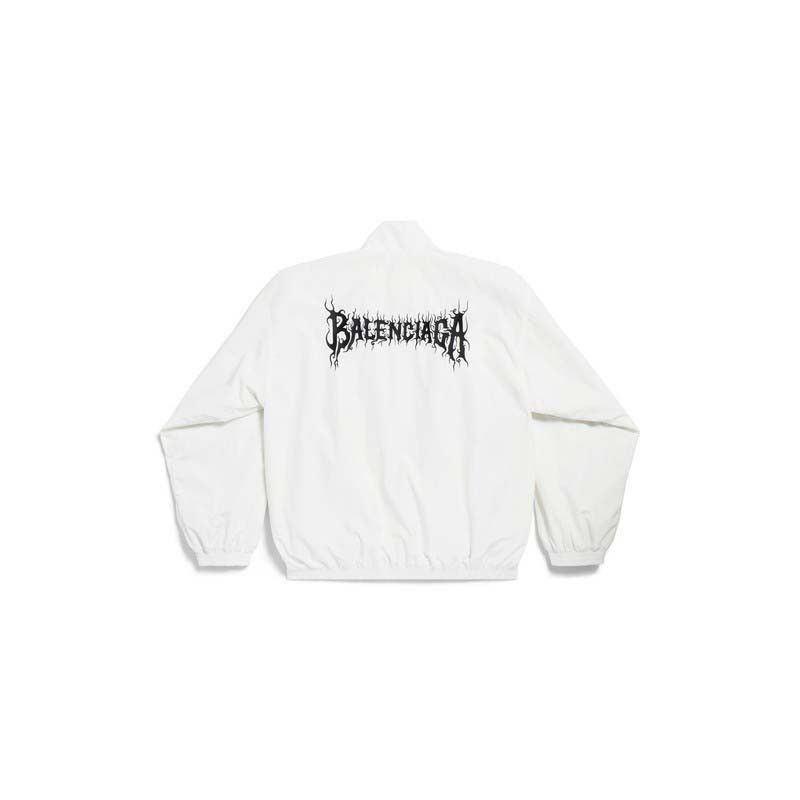 Balenciaga o1tr1nto0725 DIY Metal Outline Tracksuit Jacket in White Size US M / EU 48-50 / 2 - 1 Thumbnail