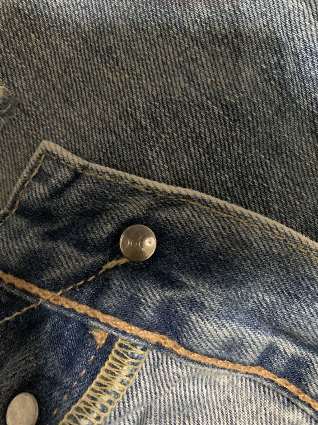 Levi's Vintage Clothing Vintage Y2K Levis 501CT Distressed Grunge Jeans Size 34x30 Size US 34 / EU 50 - 5 Thumbnail