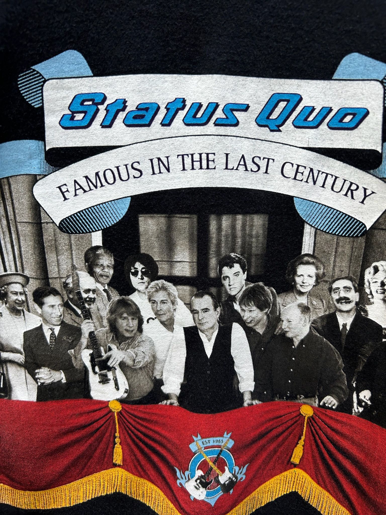Band Tees Vintage 2001 Status Quo Famous In The Century Tour T-shirt Size US L / EU 52-54 / 3 - 5 Thumbnail