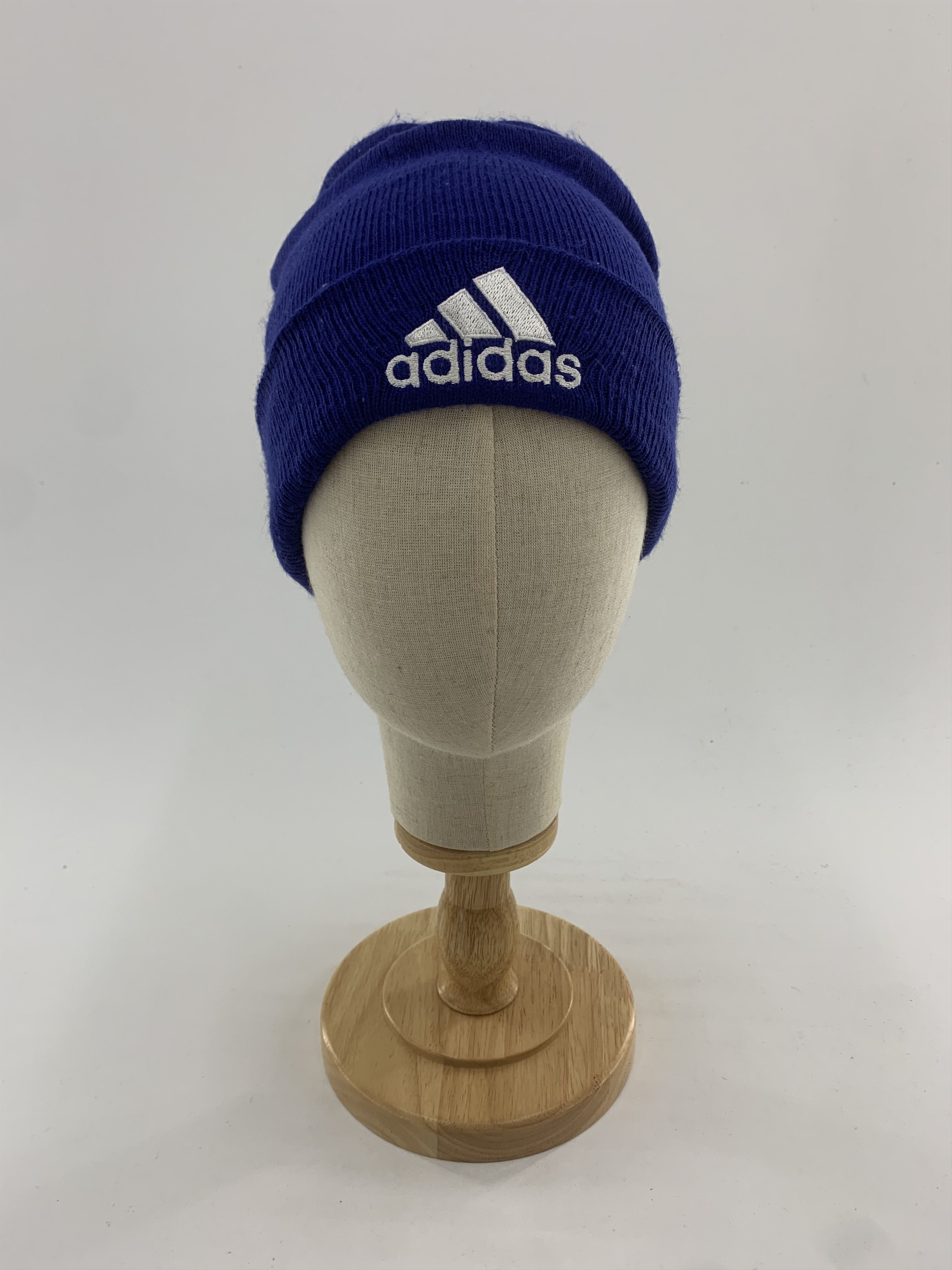 Adidas × Vintage Adidas Beanie Hat Snowcap Size ONE SIZE - 1 Thumbnail