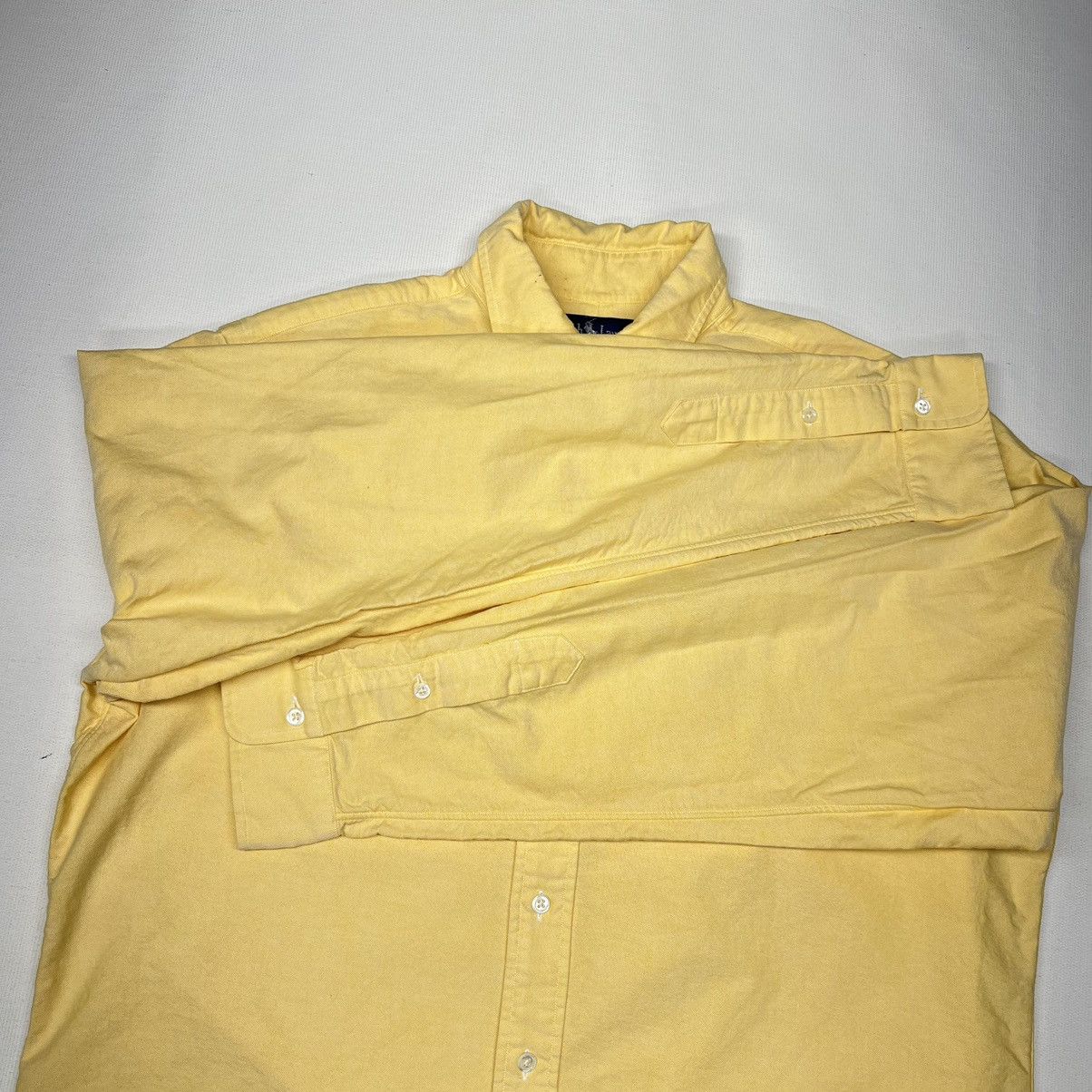 Polo Ralph Lauren Polo Ralph Lauren Button Down Shirt 16-33 Yellow Logo Oxford Size US M / EU 48-50 / 2 - 5 Thumbnail