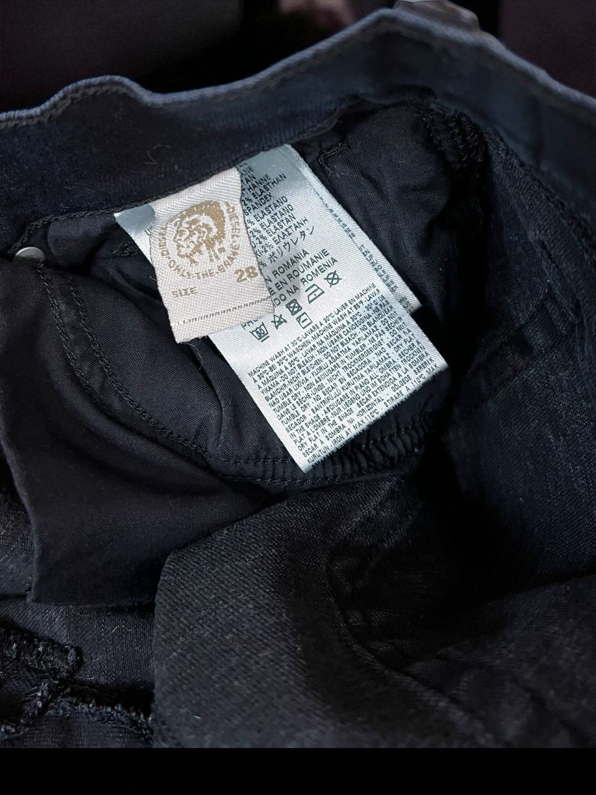 Diesel Diesel Grupee super slim skinny jeans W28 L34 wash 0800R Size 28" / US 6 / IT 42 - 6 Thumbnail