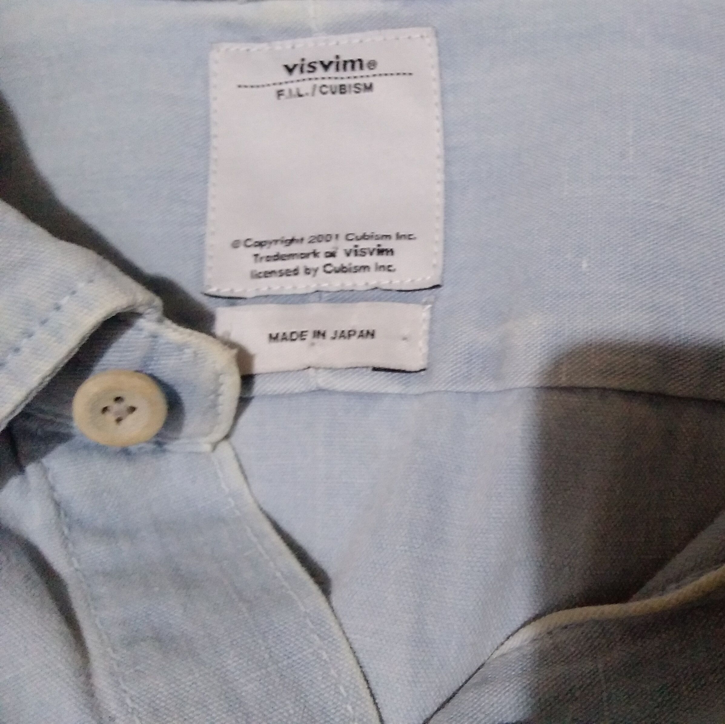 Visvim Visvim long rider shirt L/S light indigo Size US S / EU 44-46 / 1 - 7 Thumbnail