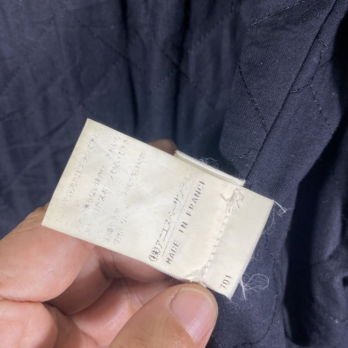 agnes b. Vintage Agnes B Homme Paris Double Breasted Wexed Jacket Size US M / EU 48-50 / 2 - 7 Thumbnail