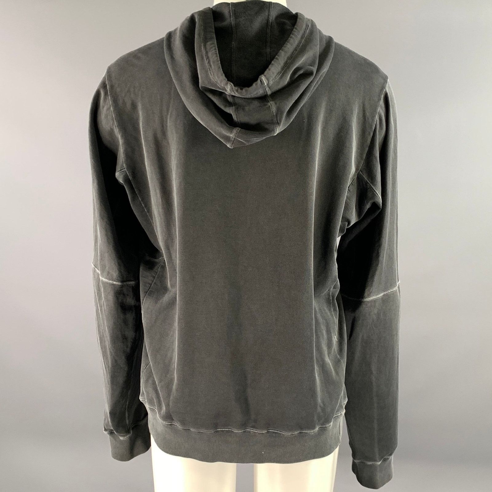 Acronym ACRONYM Size XL Grey Wash Cotton Hooded Sweatshirt Size US XL / EU 56 / 4 - 3 Thumbnail