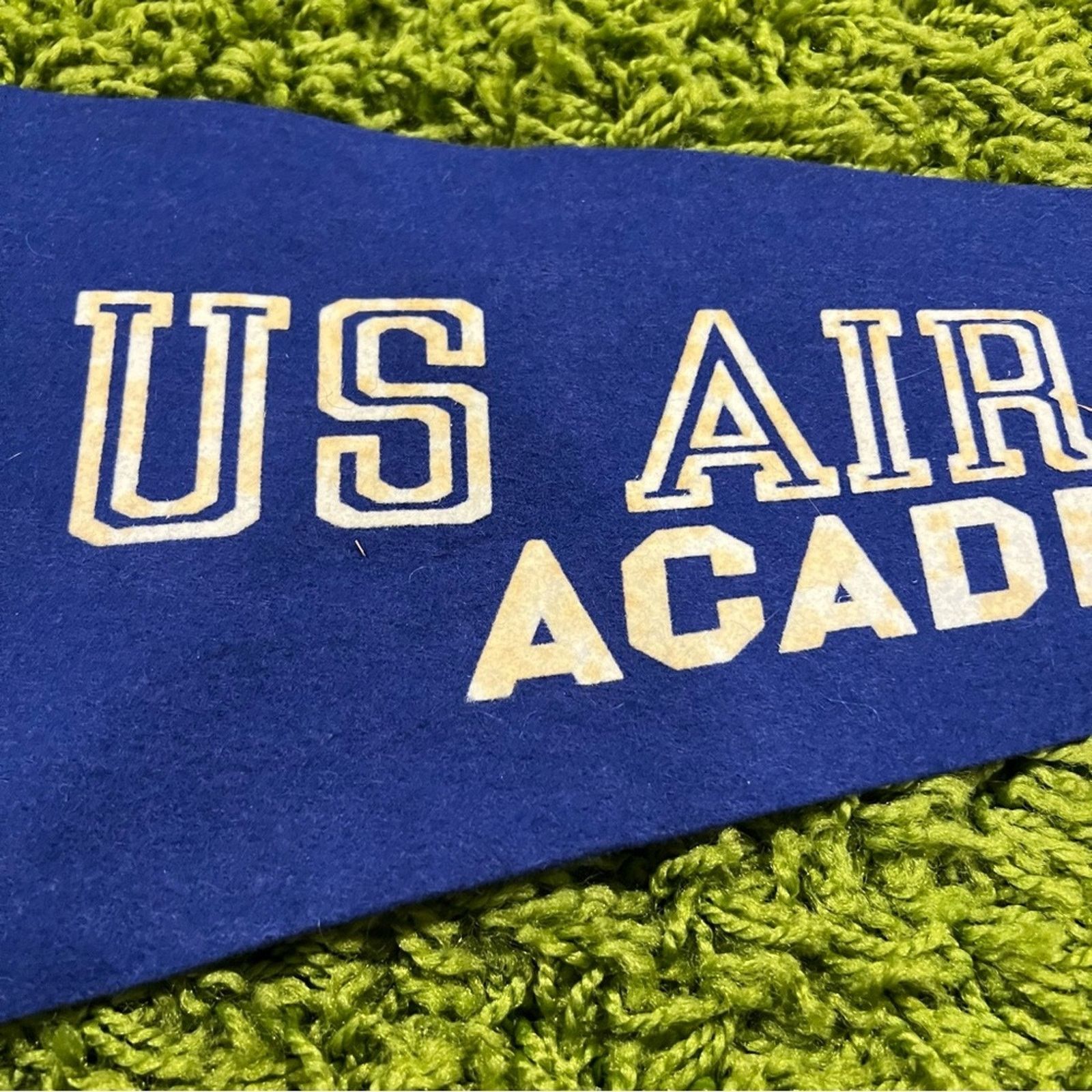 Vintage Vintage Wool Felt US Air Force Academy Pennant 12x30 Size ONE SIZE - 3 Thumbnail
