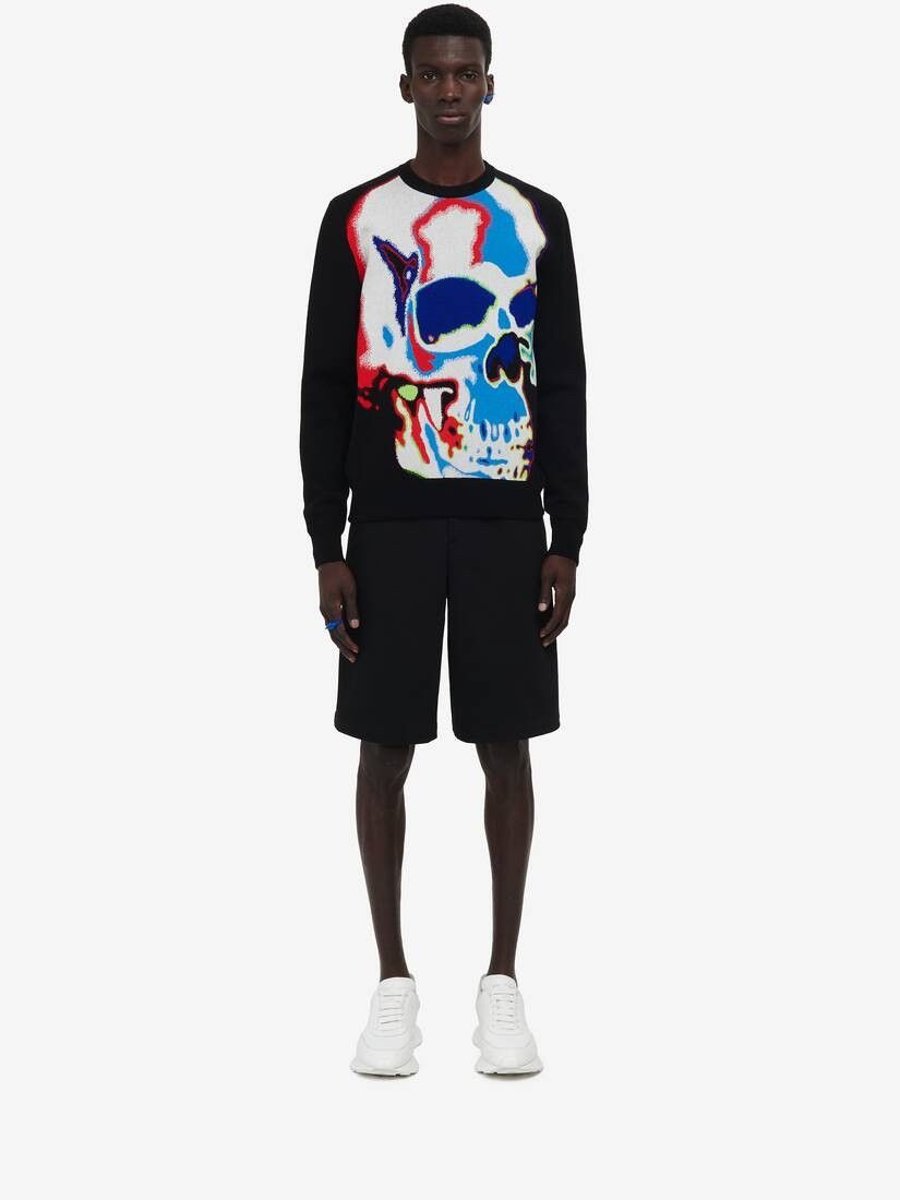 Alexander McQueen o1w1db10725 Baggy Shorts in Black Size US 30 / EU 46 - 2 Thumbnail
