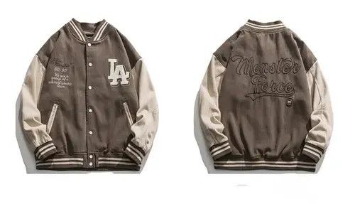 Anime × Japanese Brand Jack Monster Force Bomber Jacket Varsity🔥🔥🔥 Size US M / EU 48-50 / 2 - 4 Thumbnail