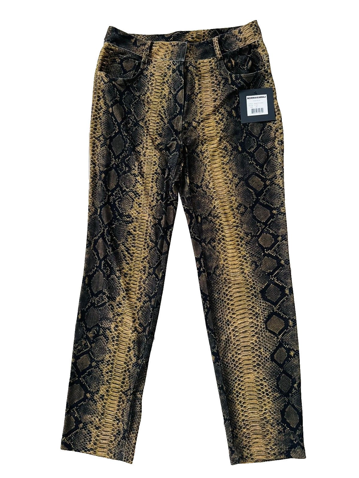 Norma Kamali Norma Kamali High-Waist Pencil Pants Python ( L/36 ) Size 22" - 7 Thumbnail