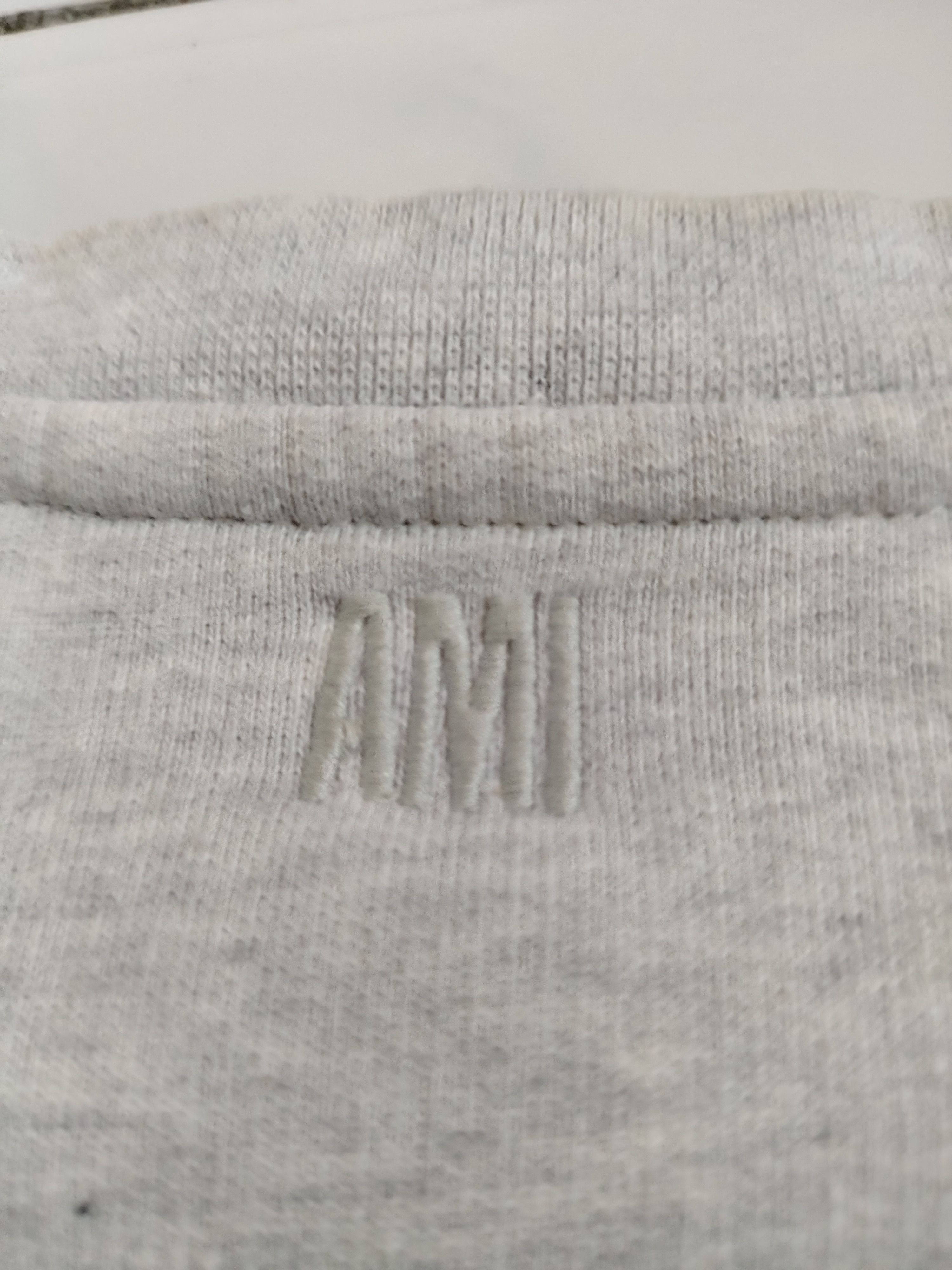 AMI AMI Paris Ami de Coeur Crewneck Sweatshirt (Grey) Size US M / EU 48-50 / 2 - 10 Thumbnail