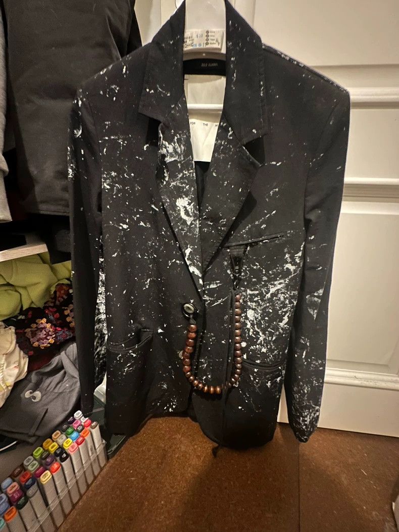 Song For The Mute Song For The Mute splashed suit Size 44R - 3 Thumbnail