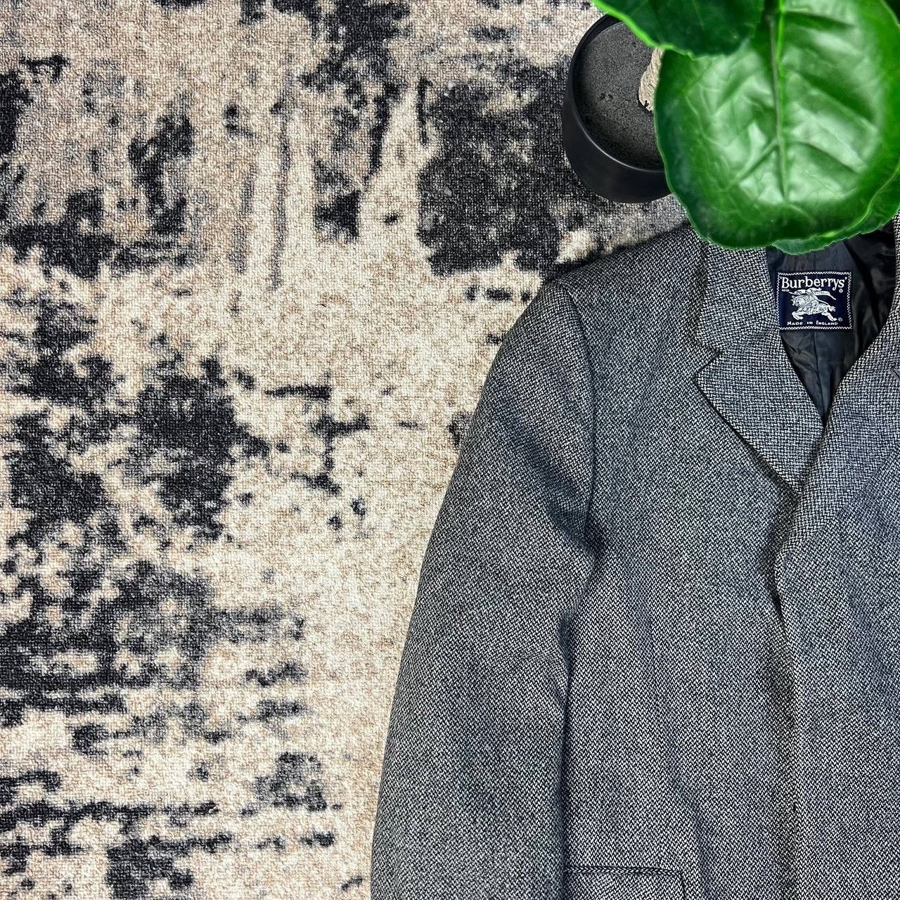 Burberry Burberrys Vintage Y2K Luxury Button Up Lamb Wool Coat Size US L / EU 52-54 / 3 - 3 Thumbnail