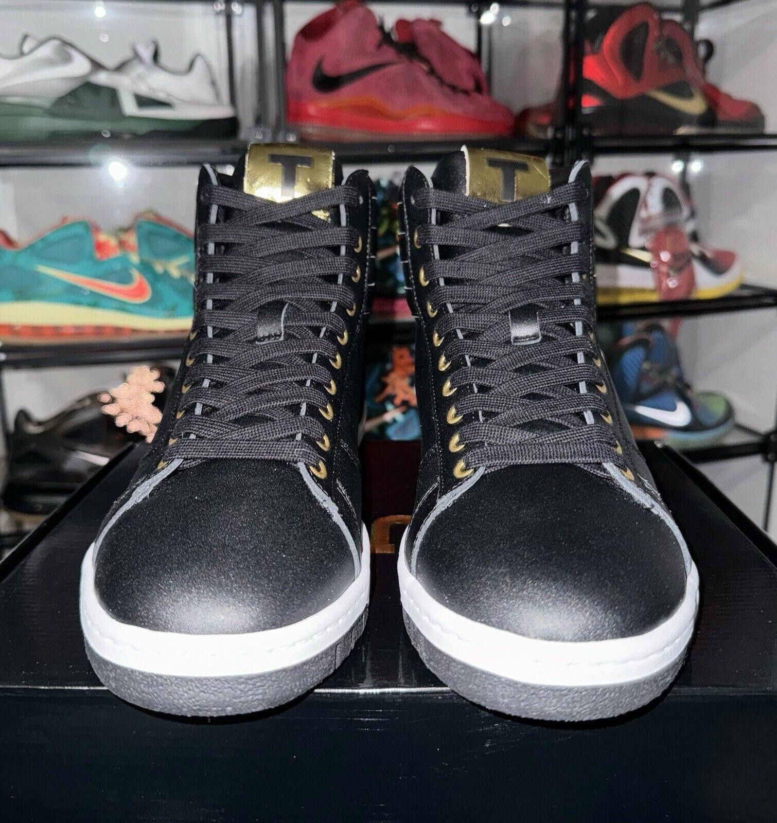 Designer TRUMP SNEAKERS Numbered 1015/5000 FIGHT Black Sneakers Sz 11 Size US 11 / EU 44 - 4 Thumbnail