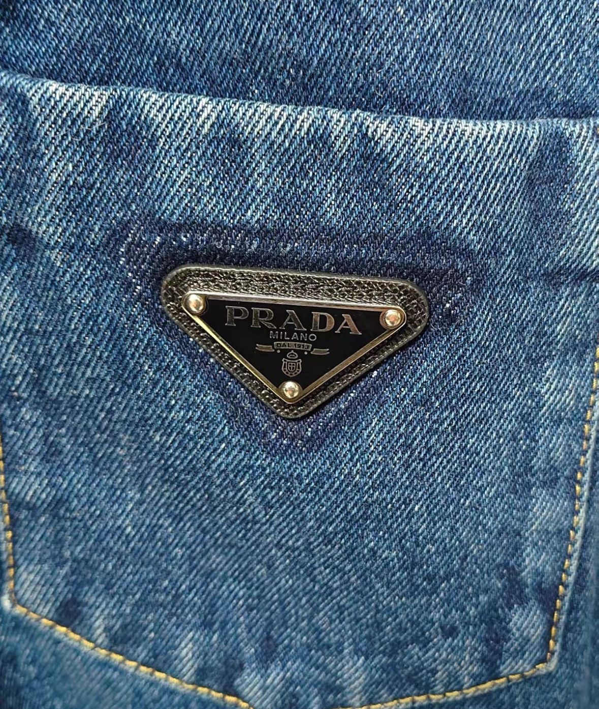 Prada Prada Denim Jacket with Shearling Collar -2505 Size US XXL / EU 58 / 5 - 3 Thumbnail