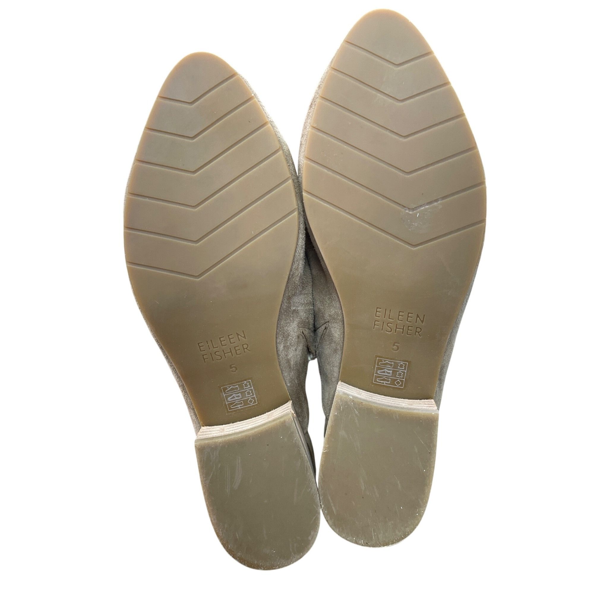 Eileen Fisher Eileen Fisher Womens Tan Suede Block Mules Shoes Size 5 SKU Size US 5 / IT 35 - 5 Thumbnail