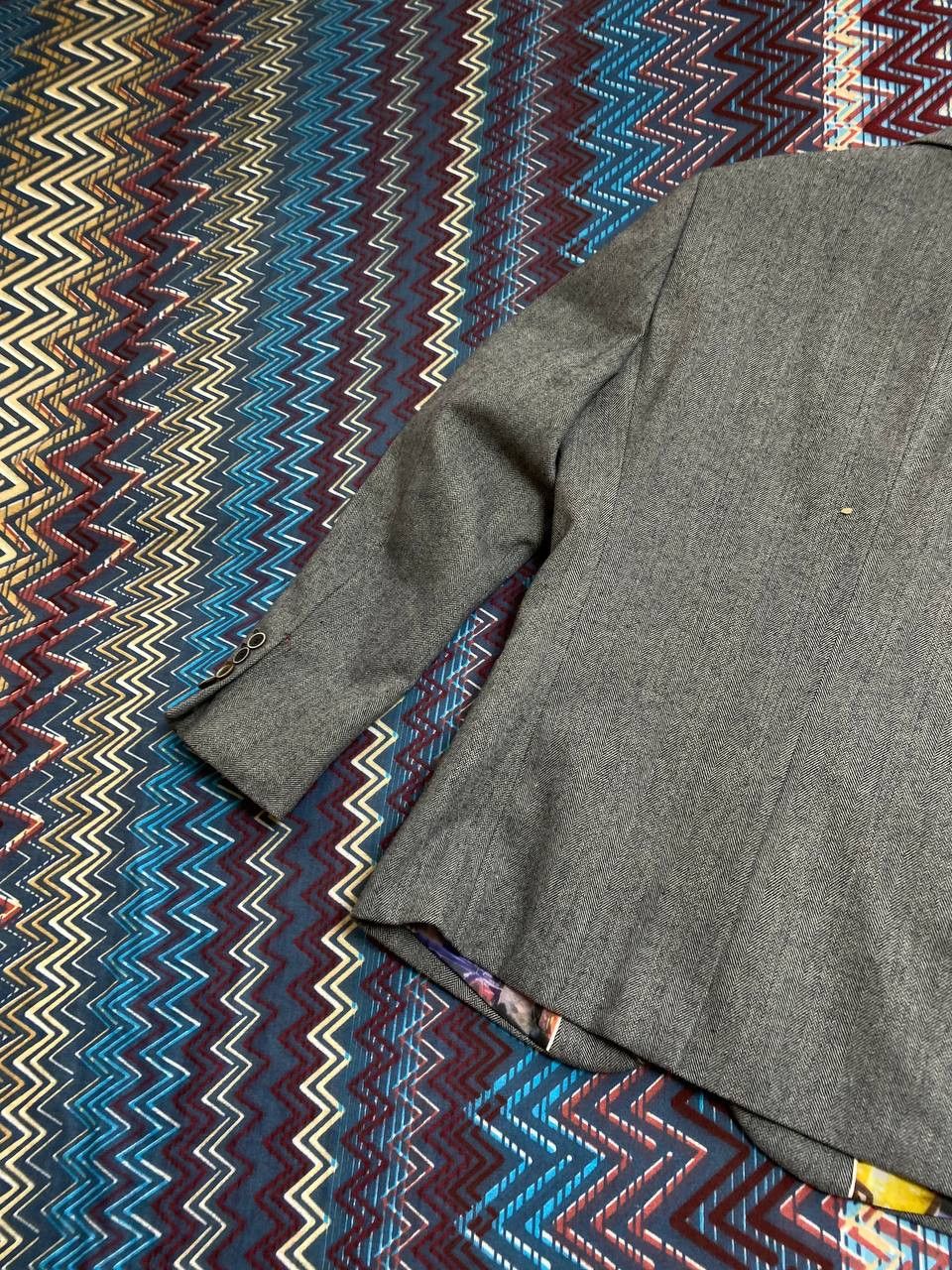 Vintage Vintage Blazer CAVANI gray Streetwear Y2K Size 46R - 14 Thumbnail