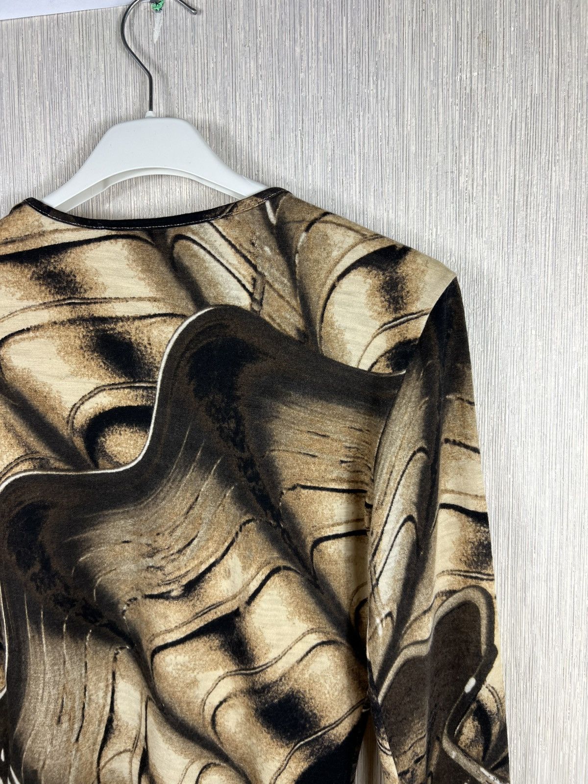 Roberto Cavalli Roberto Cavalli y2k mesh abstract spectrum full print blouse Size XS / US 0-2 / IT 36-38 - 17 Thumbnail