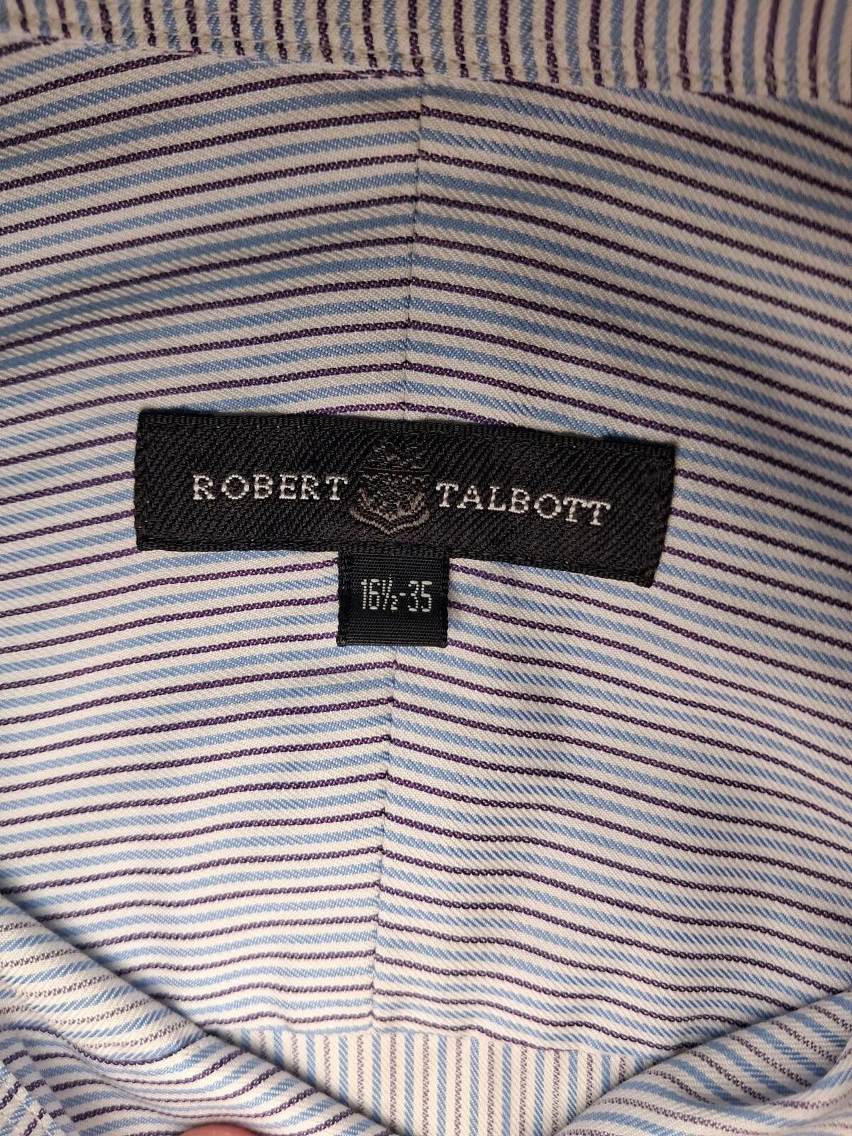 Robert Talbott Robert Talbott Shirt 16.5-35 Large Multicolor Striped Cotton Size US L / EU 52-54 / 3 - 2 Thumbnail