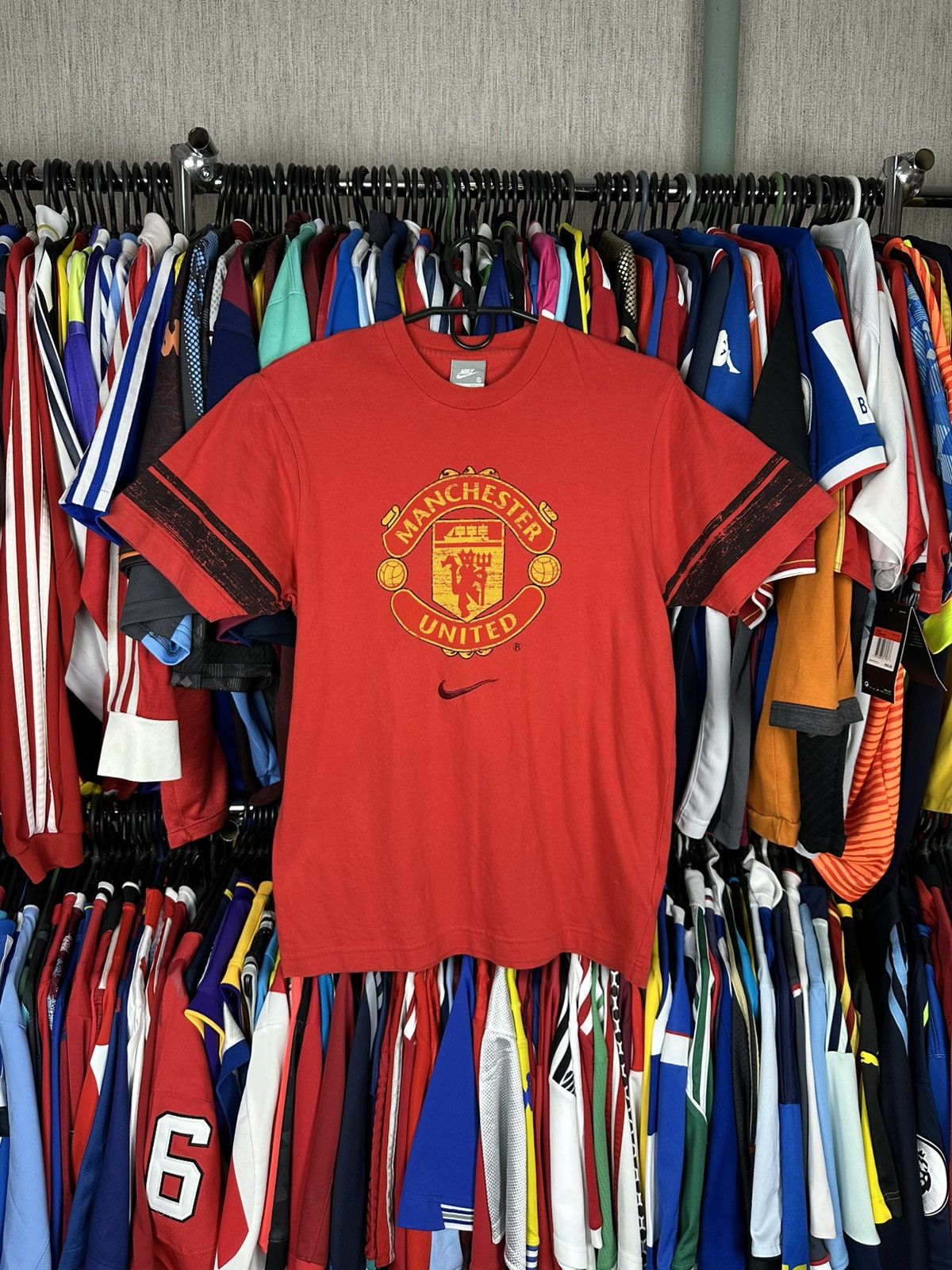 Nike Vintage Manchester United 00s Retro Football Soccer Shirt Size US S / EU 44-46 / 1 - 1 Thumbnail