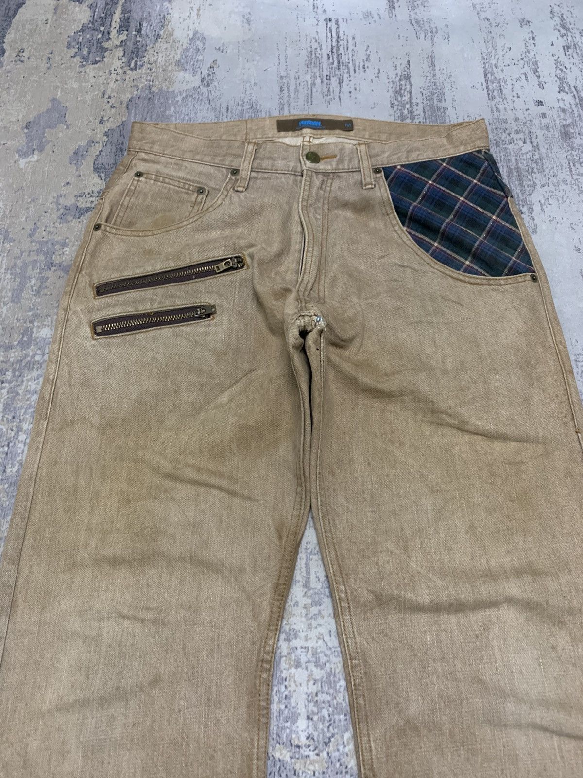Japanese Brand Japanese Brand PROGRAM Buckle Back Jeans Size US 32 / EU 48 - 2 Thumbnail