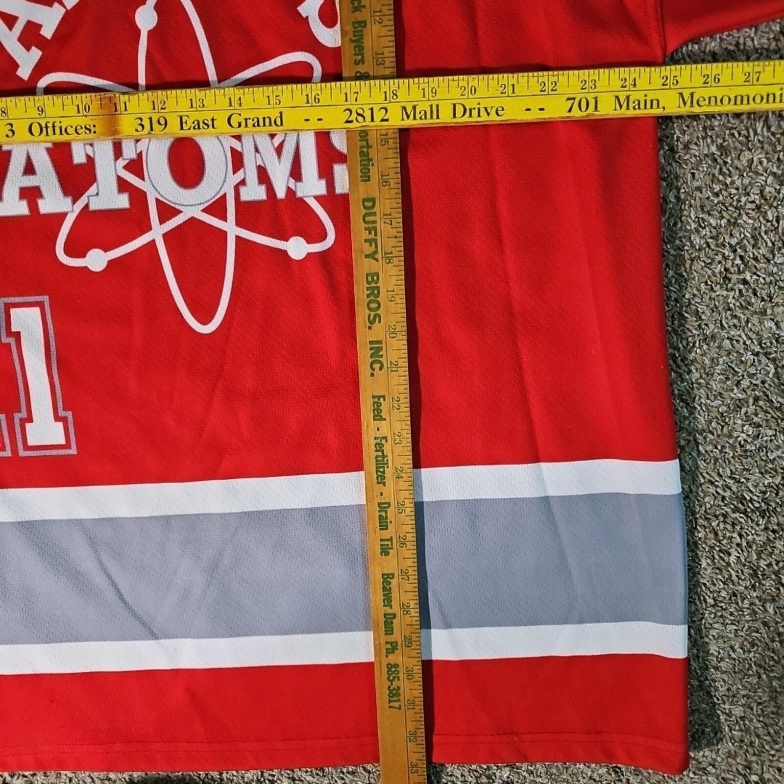 The Unbranded Brand Adams Atoms Adams College Hockey Jersey #11 XL Size ONE SIZE - 6 Thumbnail