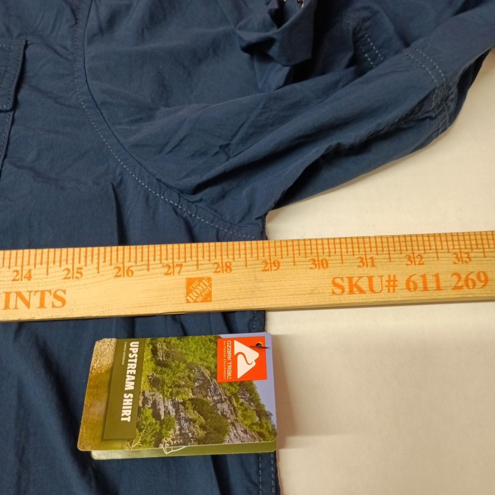 Other Ozark Trail Upstream Shirt Men's 3XL (54-56) Blue Vented UPF Size US XXL / EU 58 / 5 - 6 Thumbnail