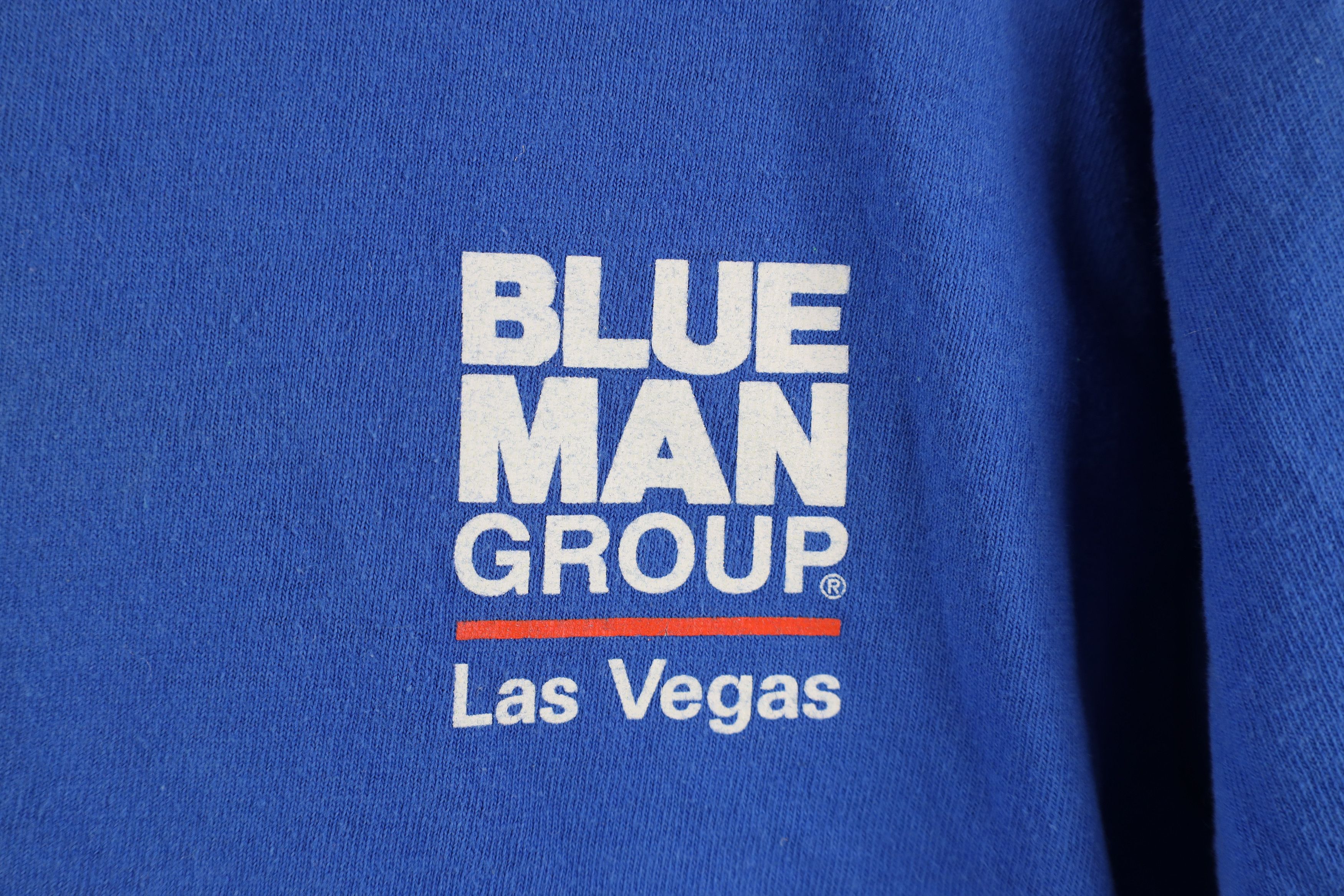 Vintage Vintage Y2K Streetwear Las Vegas Blue Man Group T-Shirt Size S / US 4 / IT 40 - 4 Thumbnail