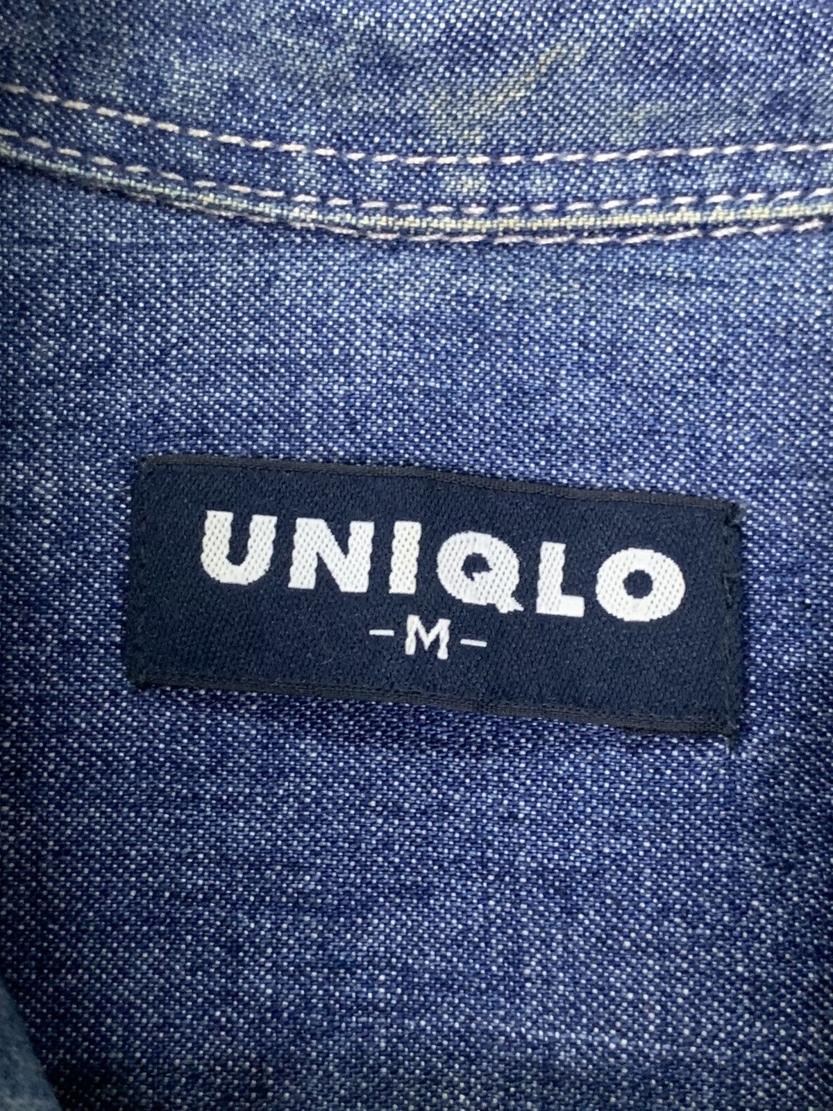Uniqlo × Vintage Vintage Uniqlo clip button denim shirt Size US M / EU 48-50 / 2 - 13 Thumbnail