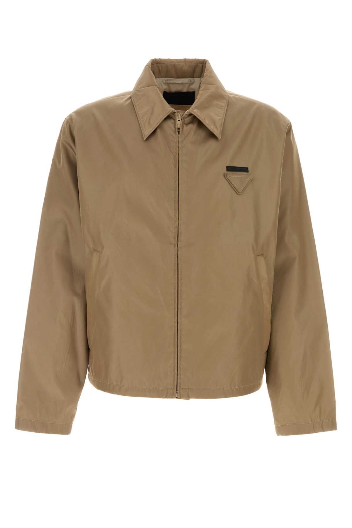 Prada Cappuccino Re-Nylon Jacket Size US S / EU 44-46 / 1 - 1 Thumbnail