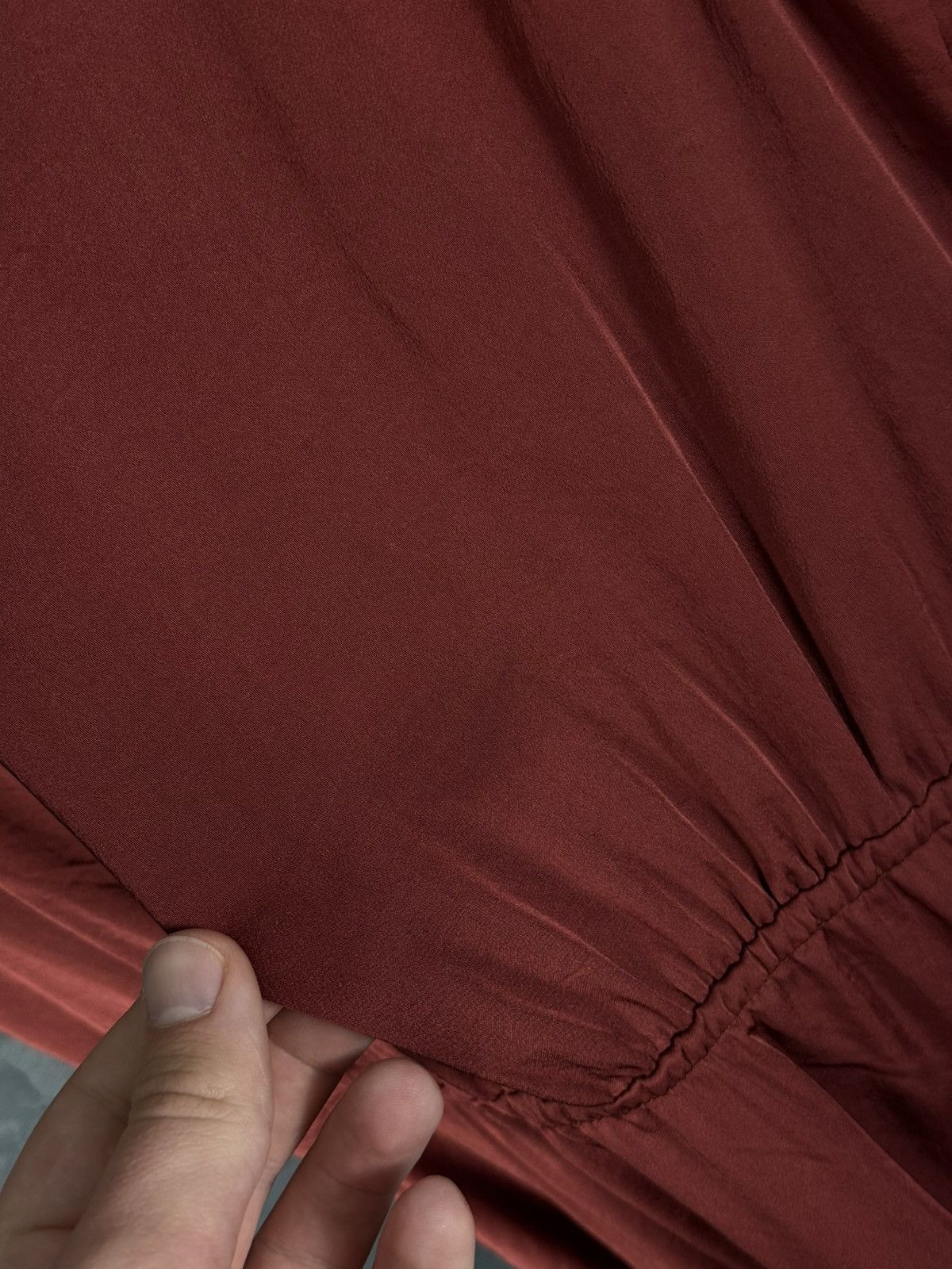 Isabel Marant Isabel Marant Etoile Burgundy Midi Dress With Sleeves Size XS / US 0-2 / IT 36-38 - 10 Thumbnail