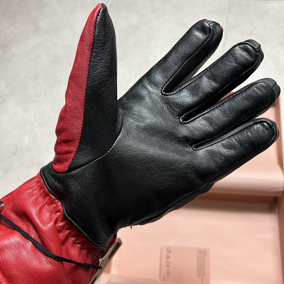 Miu Miu miu miu moto leather grove Size ONE SIZE - 4 Thumbnail