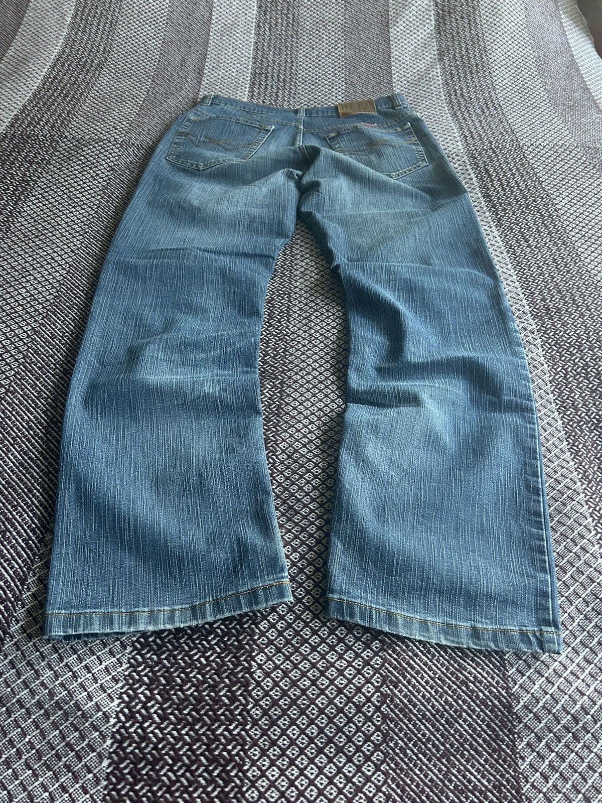 Wrangler Hero by Wrangler Regular Jeans Washed Denim Streetwear Style Size US 34 / EU 50 - 3 Thumbnail