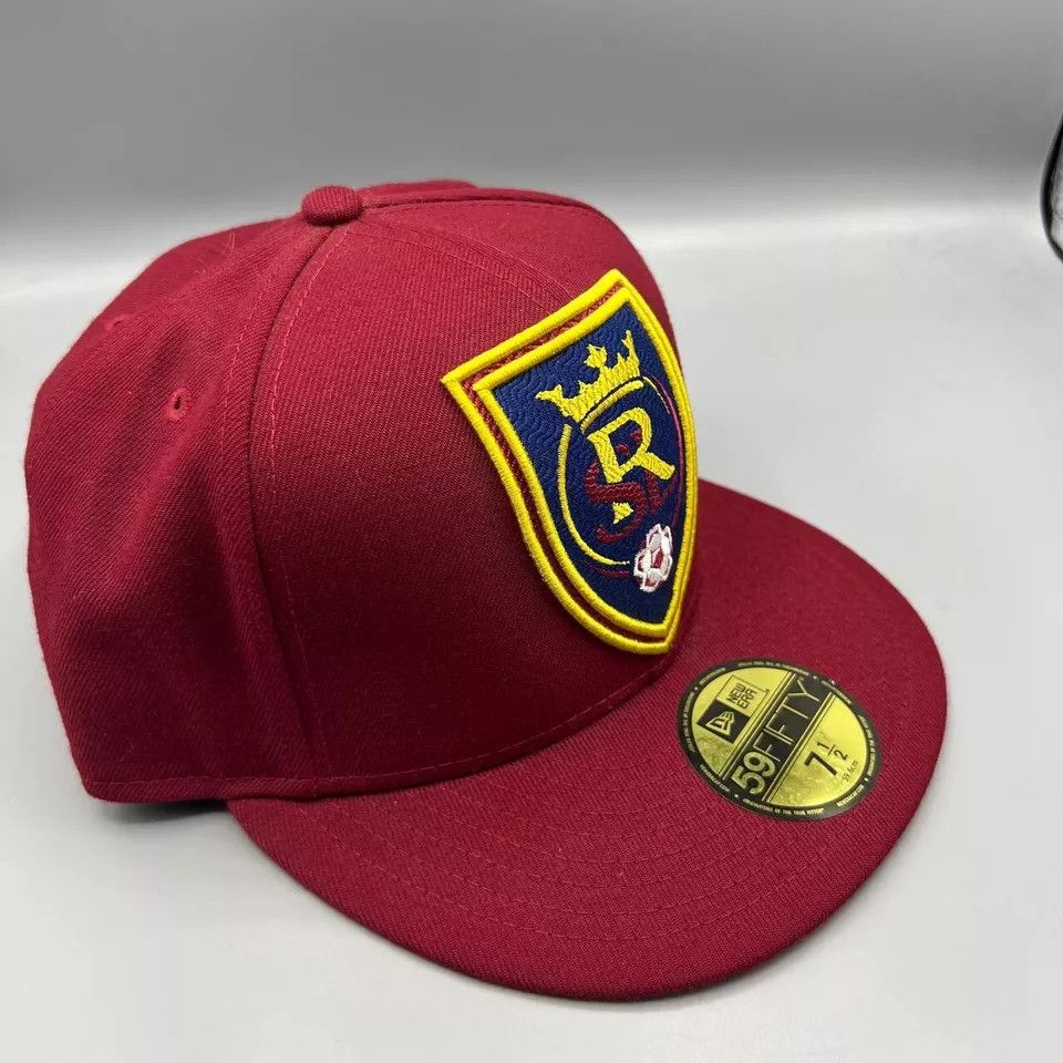New Era Real Salt Lake Hat Men 7 1/2 59Fifty New Era Fitted Cap New Size ONE SIZE - 3 Thumbnail