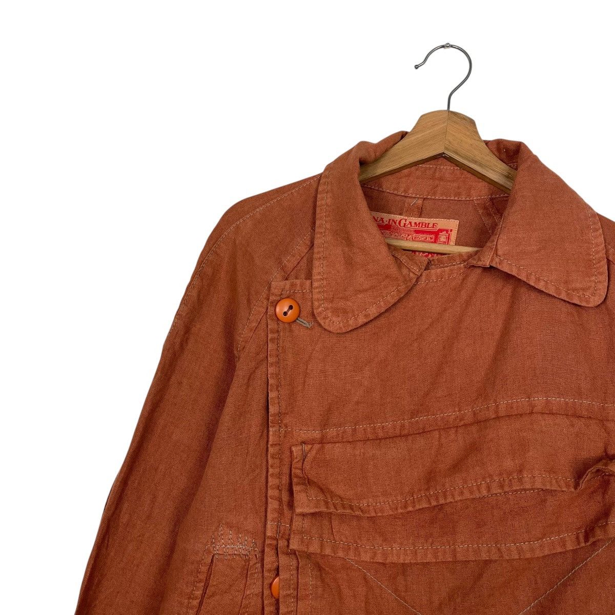 Japanese Brand RNA In Gamble Overlapping Frint Design Jacket Size US M / EU 48-50 / 2 - 6 Thumbnail