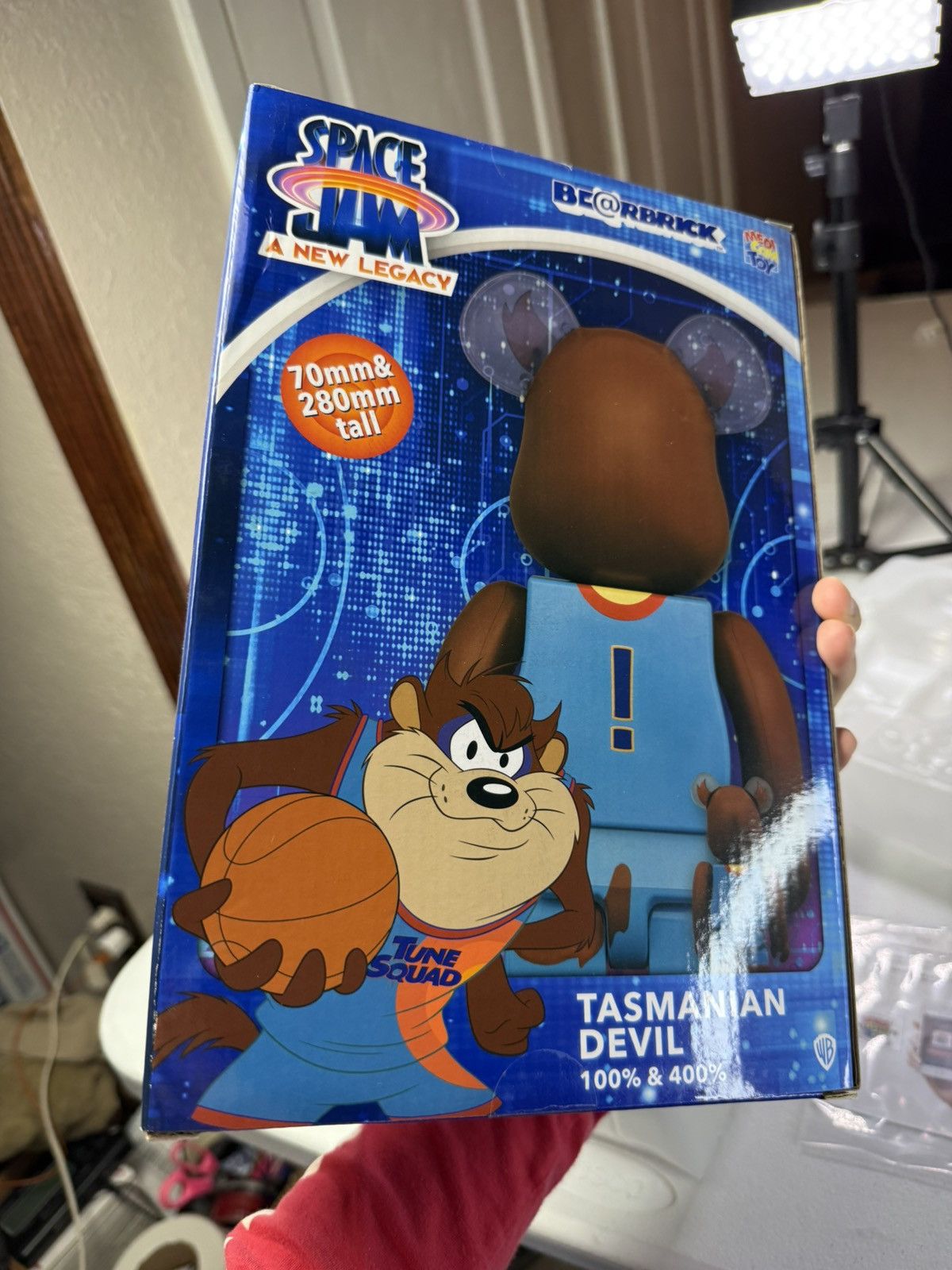 Other Space Jam New Legacy Tasmanian Devil 400% & 100% Bearbrick Size ONE SIZE - 11 Thumbnail