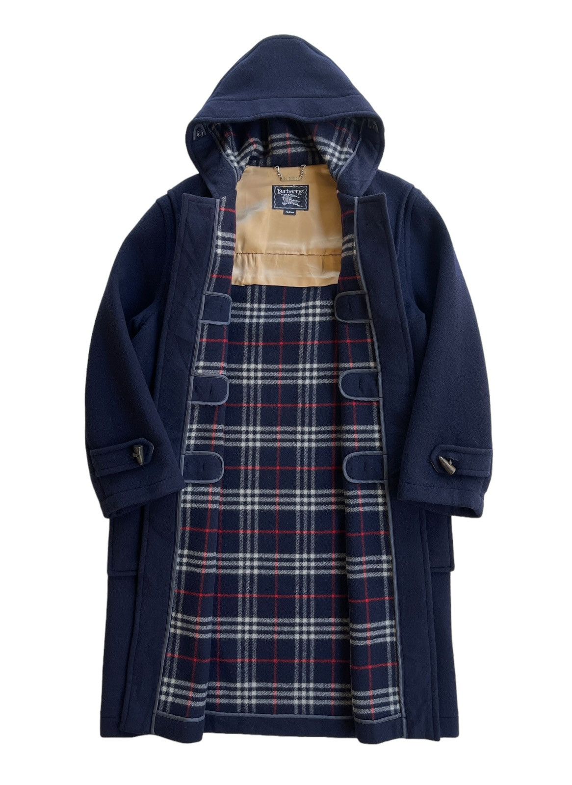 Burberry Vintage Burberry Wool Duffle Coat Size US M / EU 48-50 / 2 - 2 Thumbnail