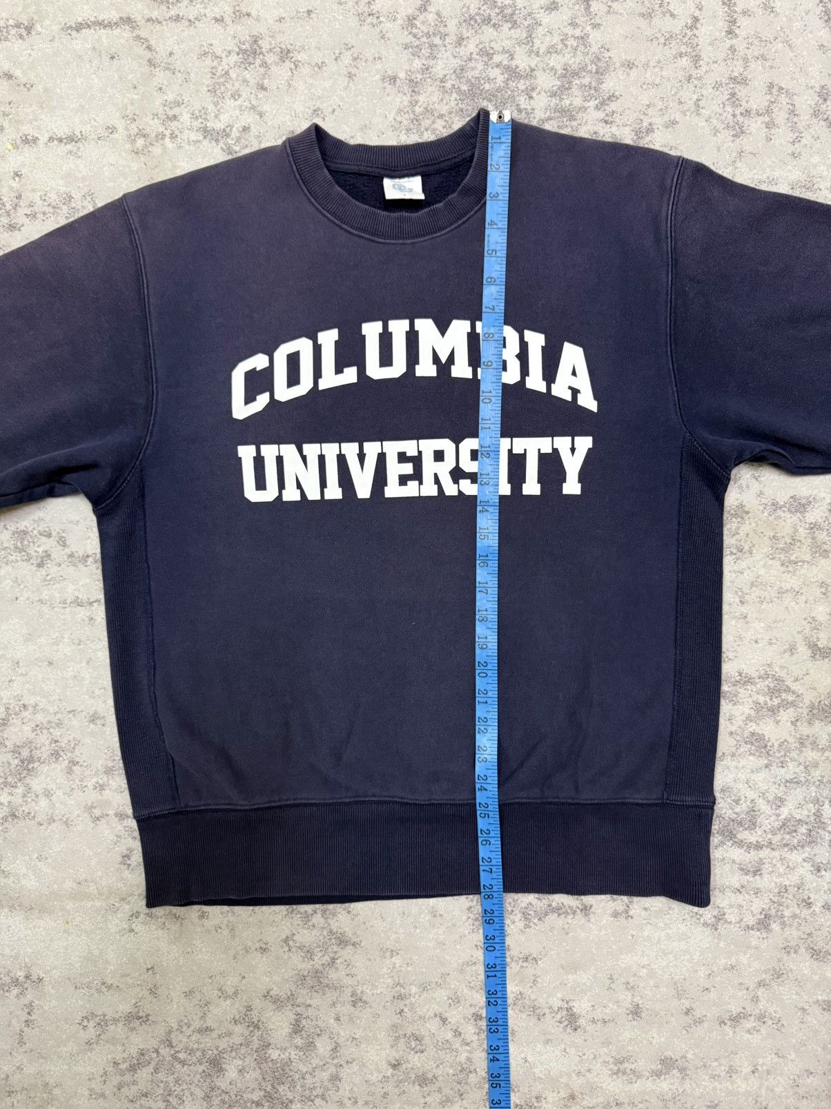 GU Columbia University X Gu Spellout Biglogo Sweatshirt Size US L / EU 52-54 / 3 - 15 Thumbnail