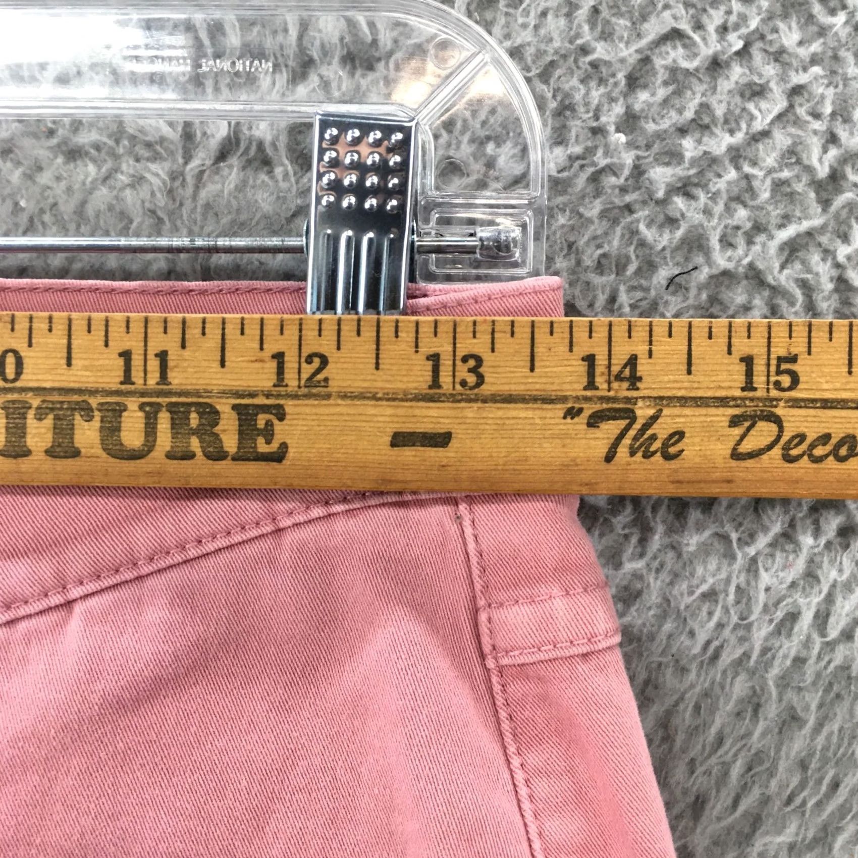 AG Jeans Jag Jeans Skinny Jeans Womens 4 Pink Cotton Blend Mid Rise Zip Fly 5-Pockets Size 27" / US 4 / IT 40 - 5 Thumbnail