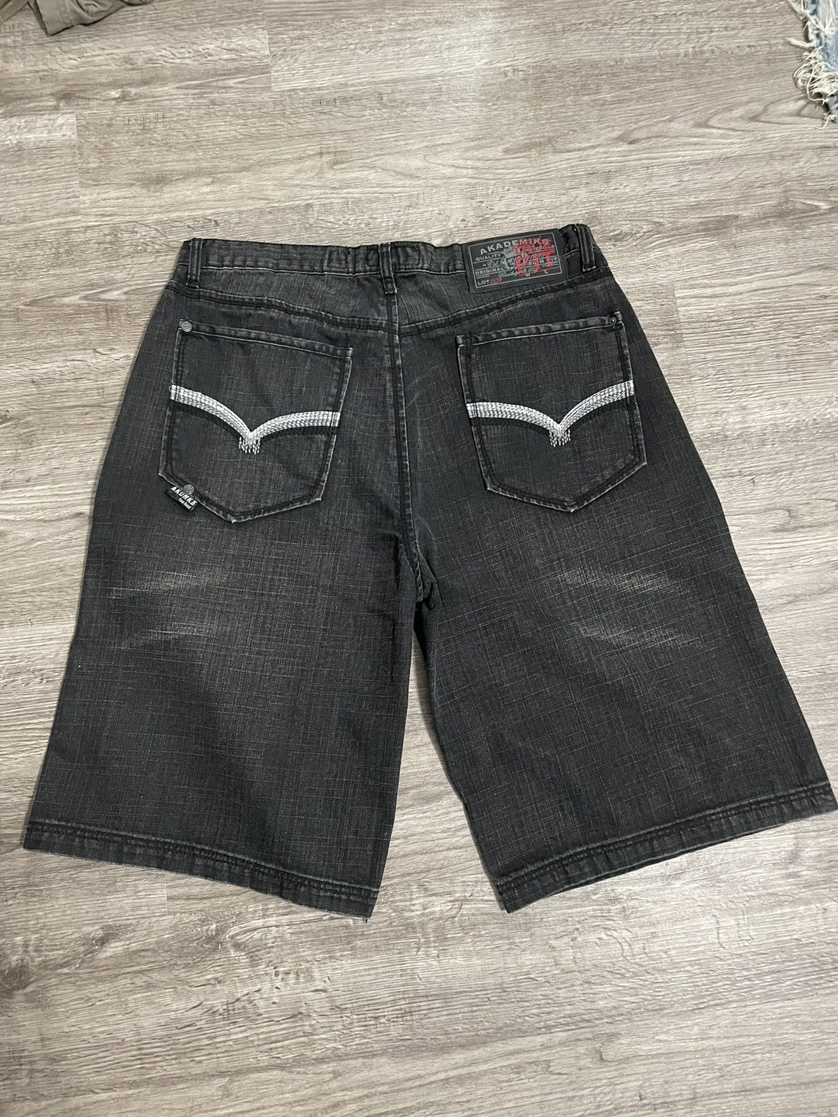 Akademiks × Vintage Vintage 2000’s Y2k Baggy Jorts Size US 36 / EU 52 - 4 Thumbnail