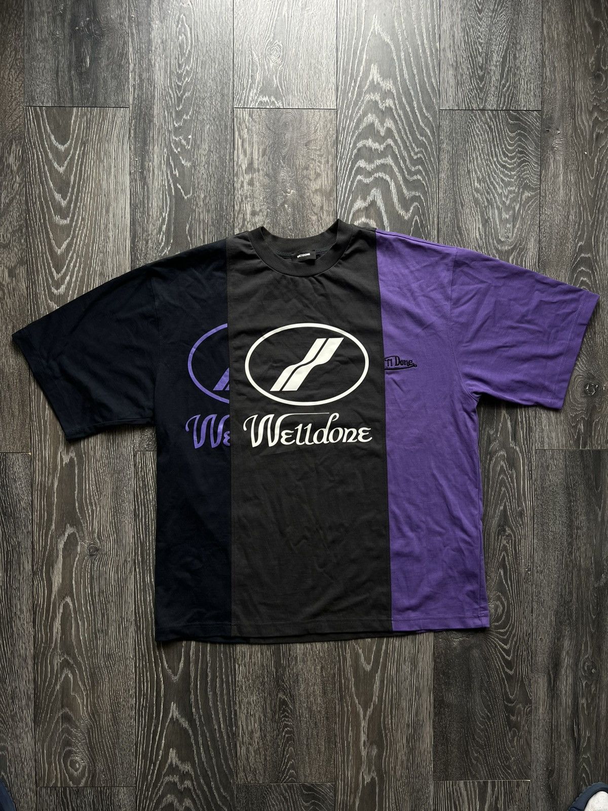 WE11DONE We11done Reflective Logo Black Tee T-shirt Size US M / EU 48-50 / 2 - 1 Thumbnail