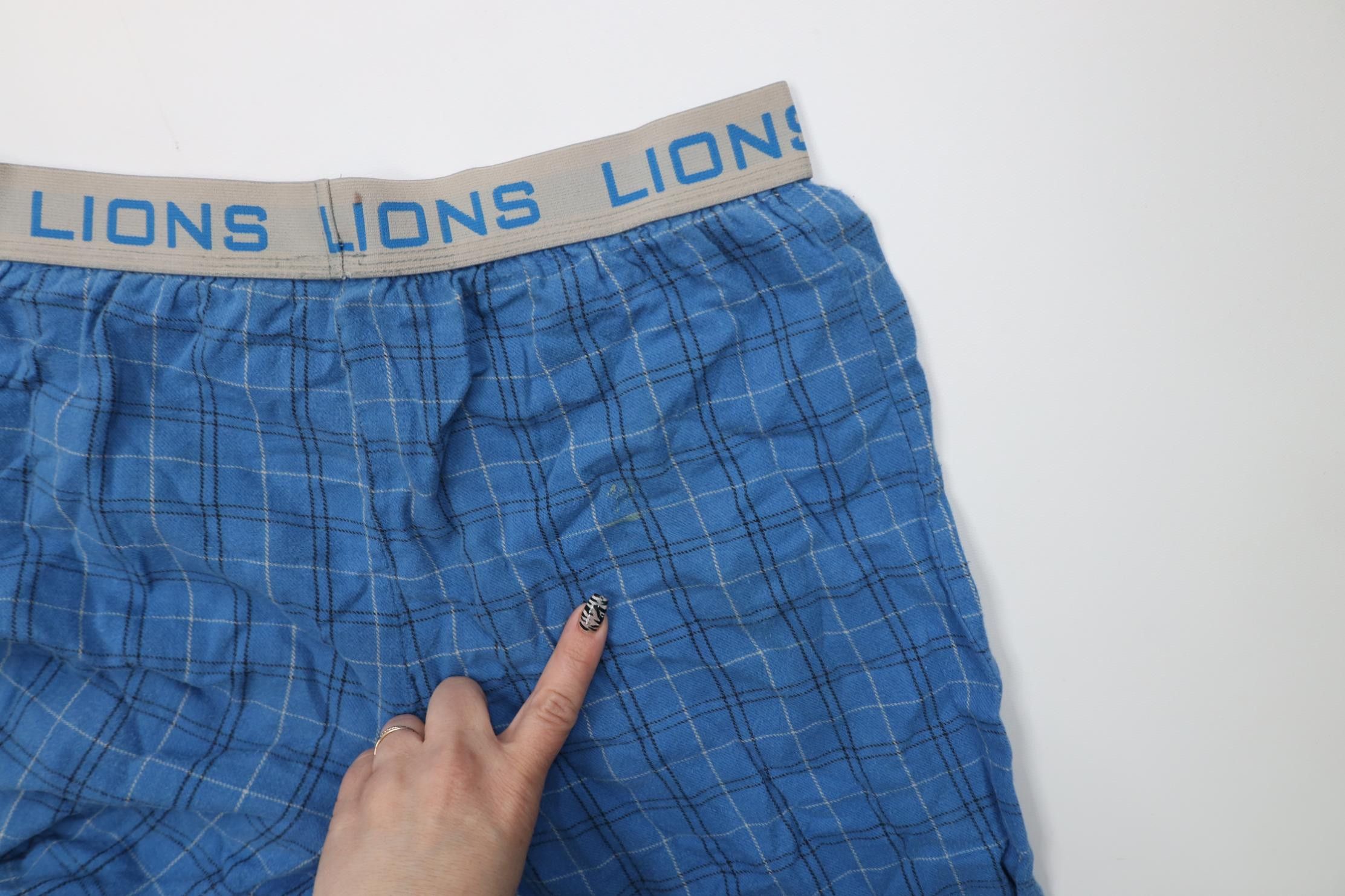Vintage Vintage Y2K Detroit Lions Football Flannel Pajamas Pants Size US 32 / EU 48 - 13 Thumbnail